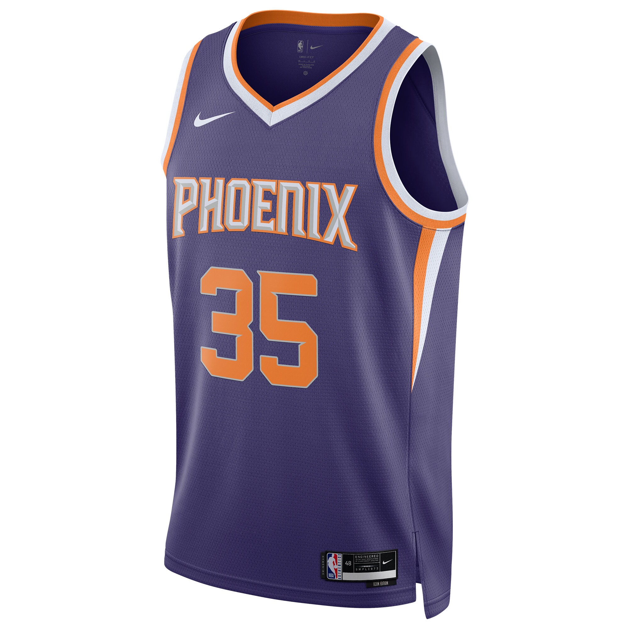 Kevin Durant Phoenix Suns Unisex Swingman Jersey - Icon Edition - Purple cheap jerseys for sale - CheapJerseys.Shop