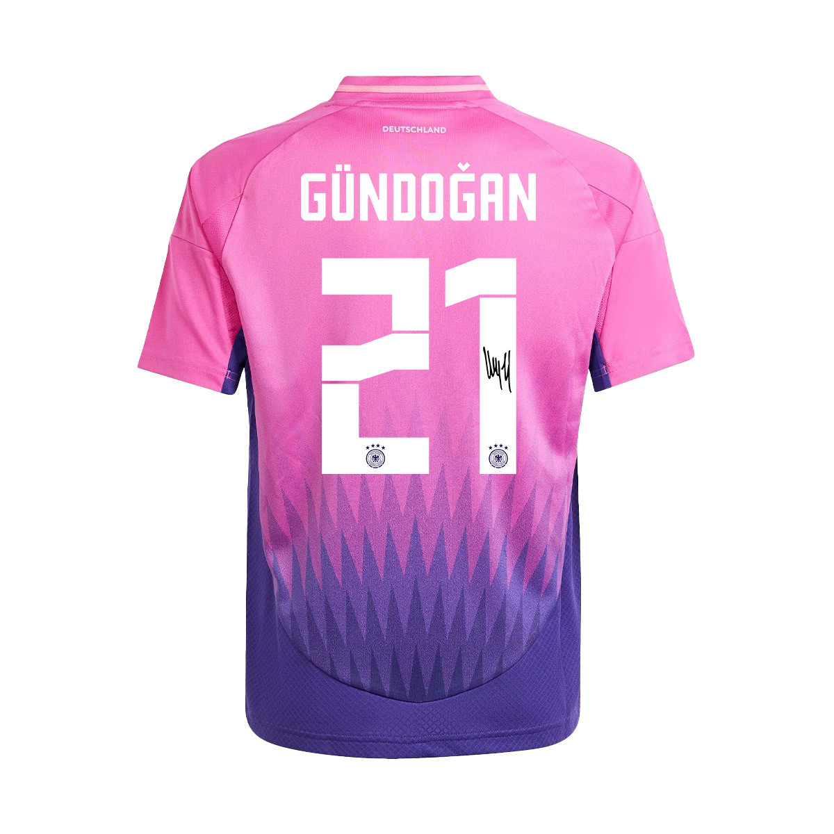 İlkay Gündoğan 21 Signed Germany National Team 2024/25 YOUTH Jersey Autographed - Away cheap jerseys for sale - CheapJerseys.Shop