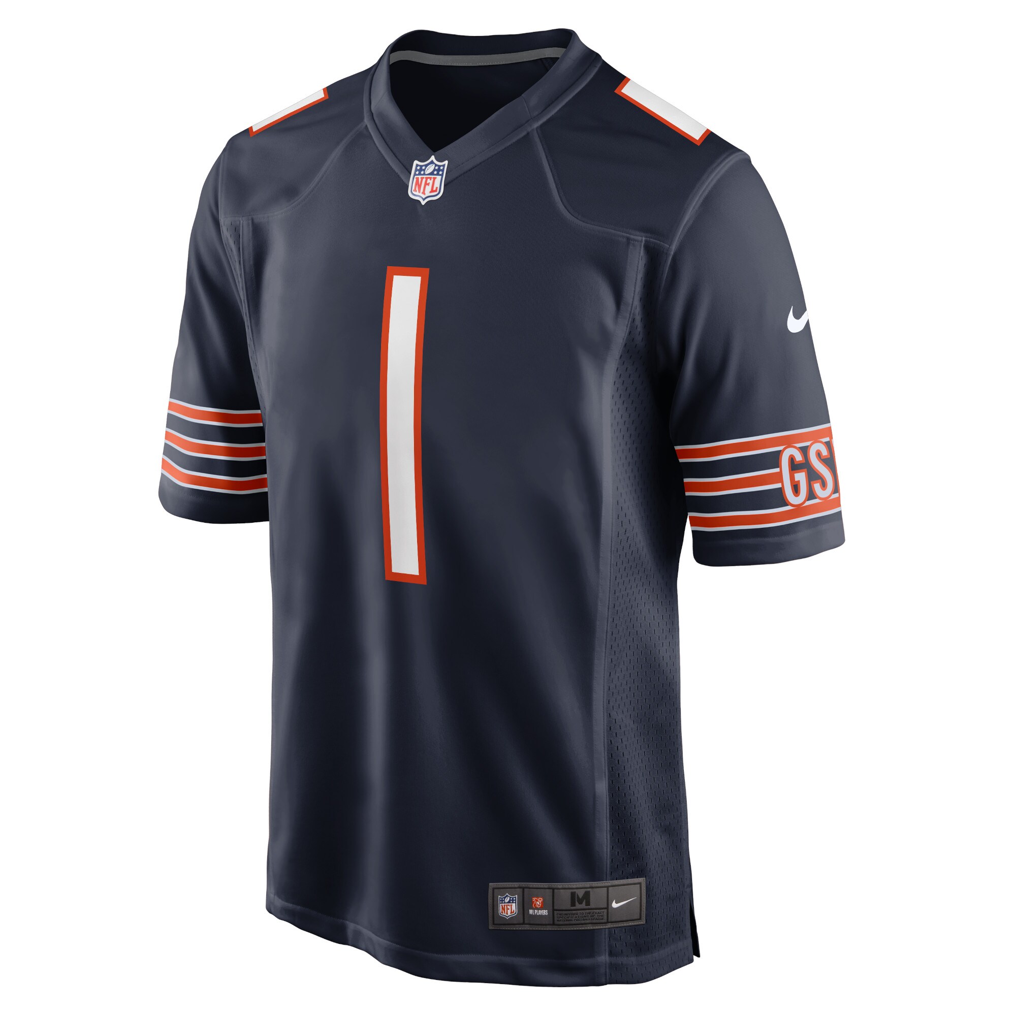 Justin Fields Chicago Bears Player Game Jersey - Navy cheap jerseys for sale - CheapJerseys.Shop