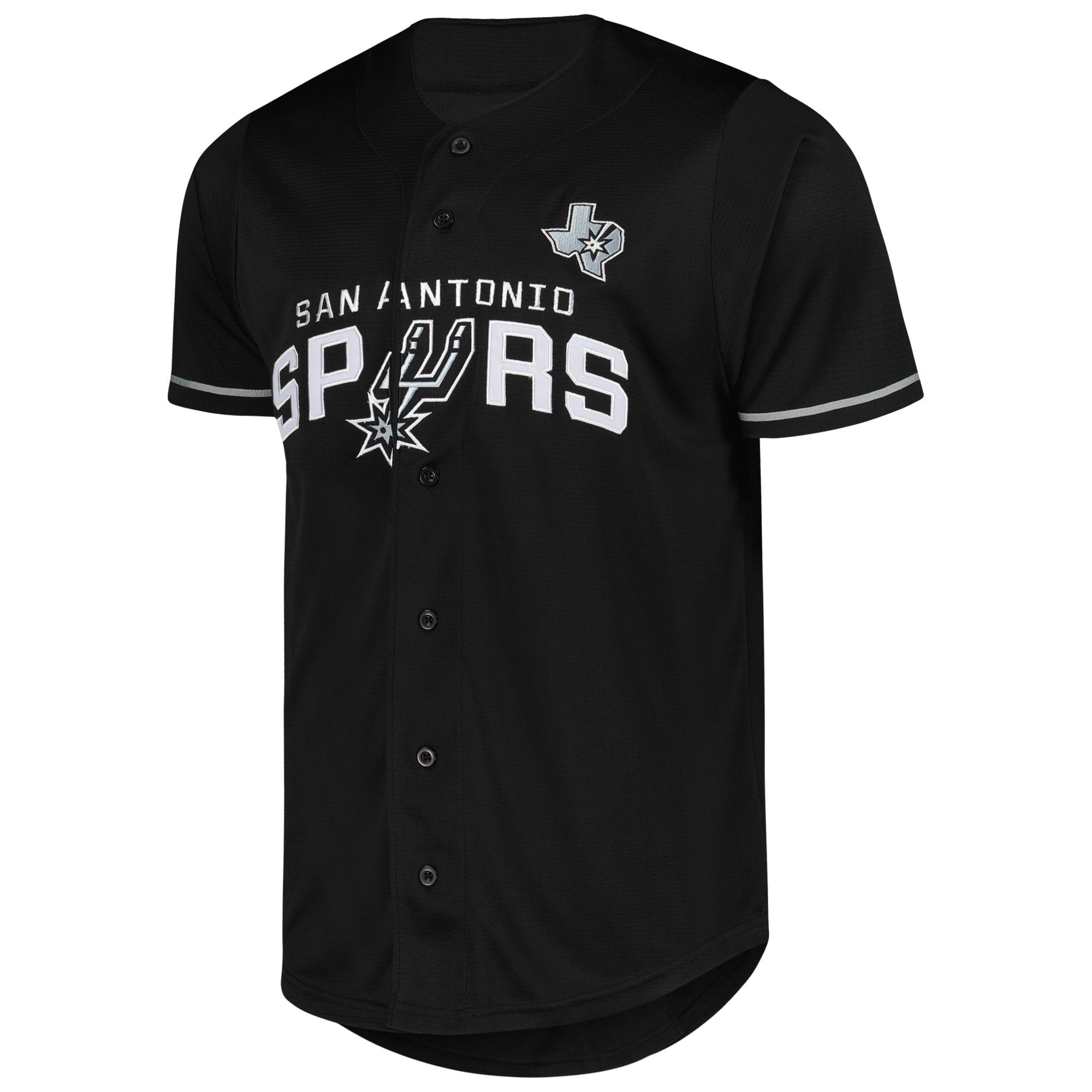 San Antonio Spurs Fanatics Pop Baseball Jersey - Black cheap jerseys for sale - CheapJerseys.Shop
