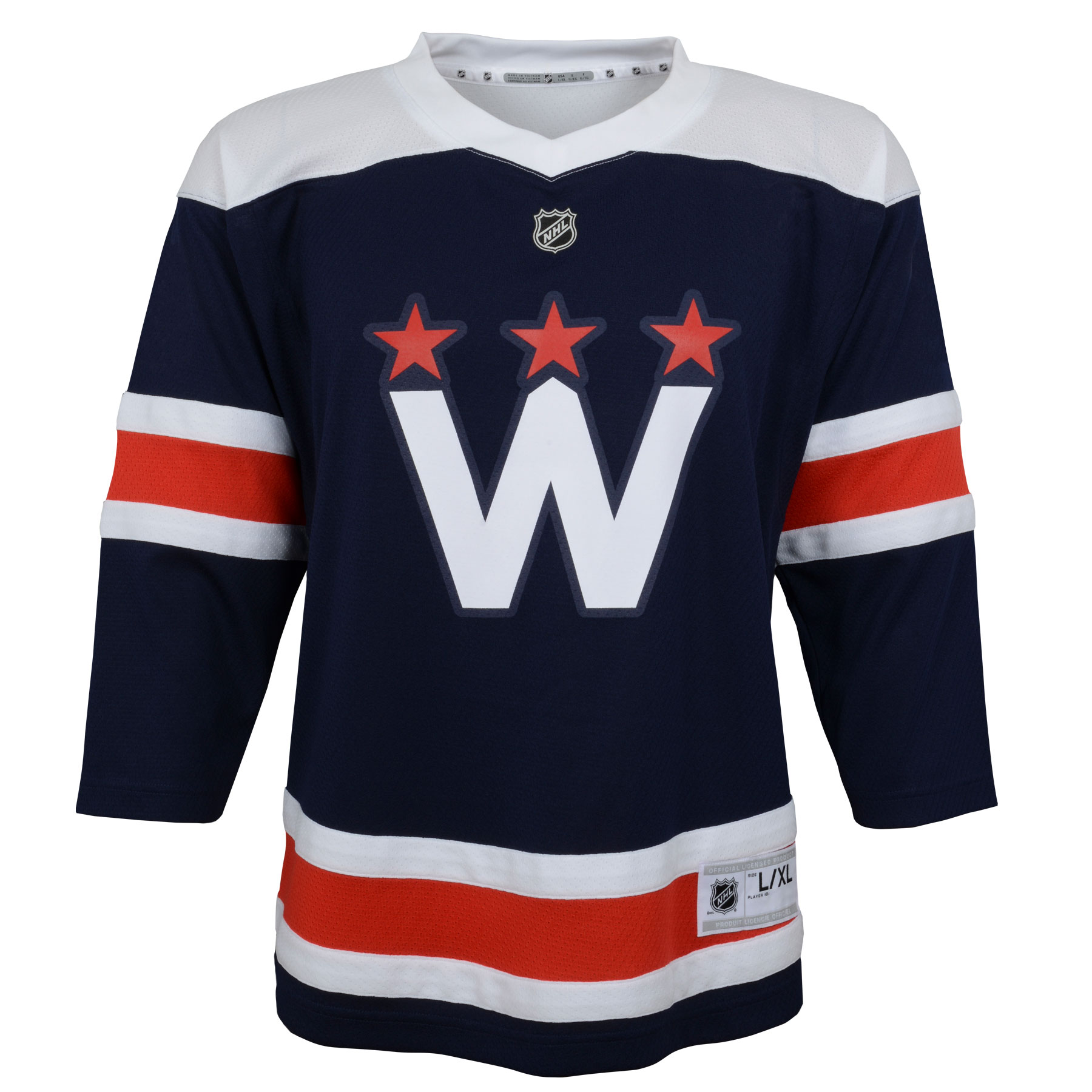 Washington Capitals Youth 2020\/21 Alternate Replica Jersey - Navy cheap jerseys for sale - CheapJerseys.Shop