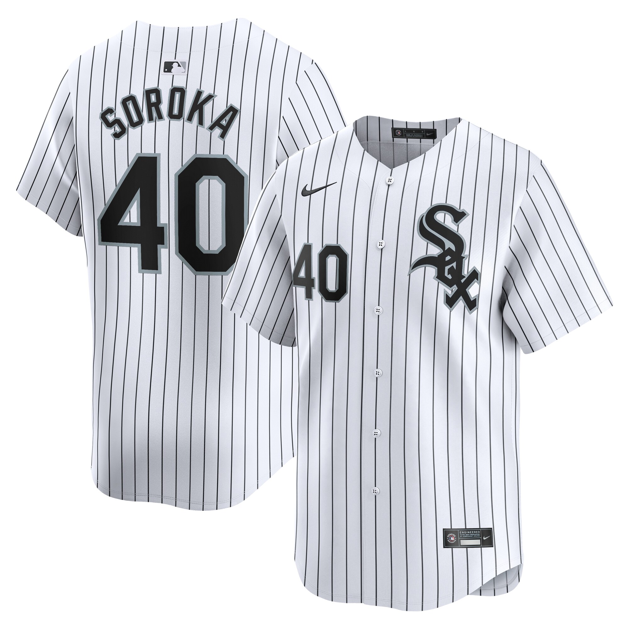 Michael Soroka Chicago White Sox Home Limited Player Jersey\u00c2\u00a0\u00e2\u20ac\u201c White cheap jerseys for sale - CheapJerseys.Shop