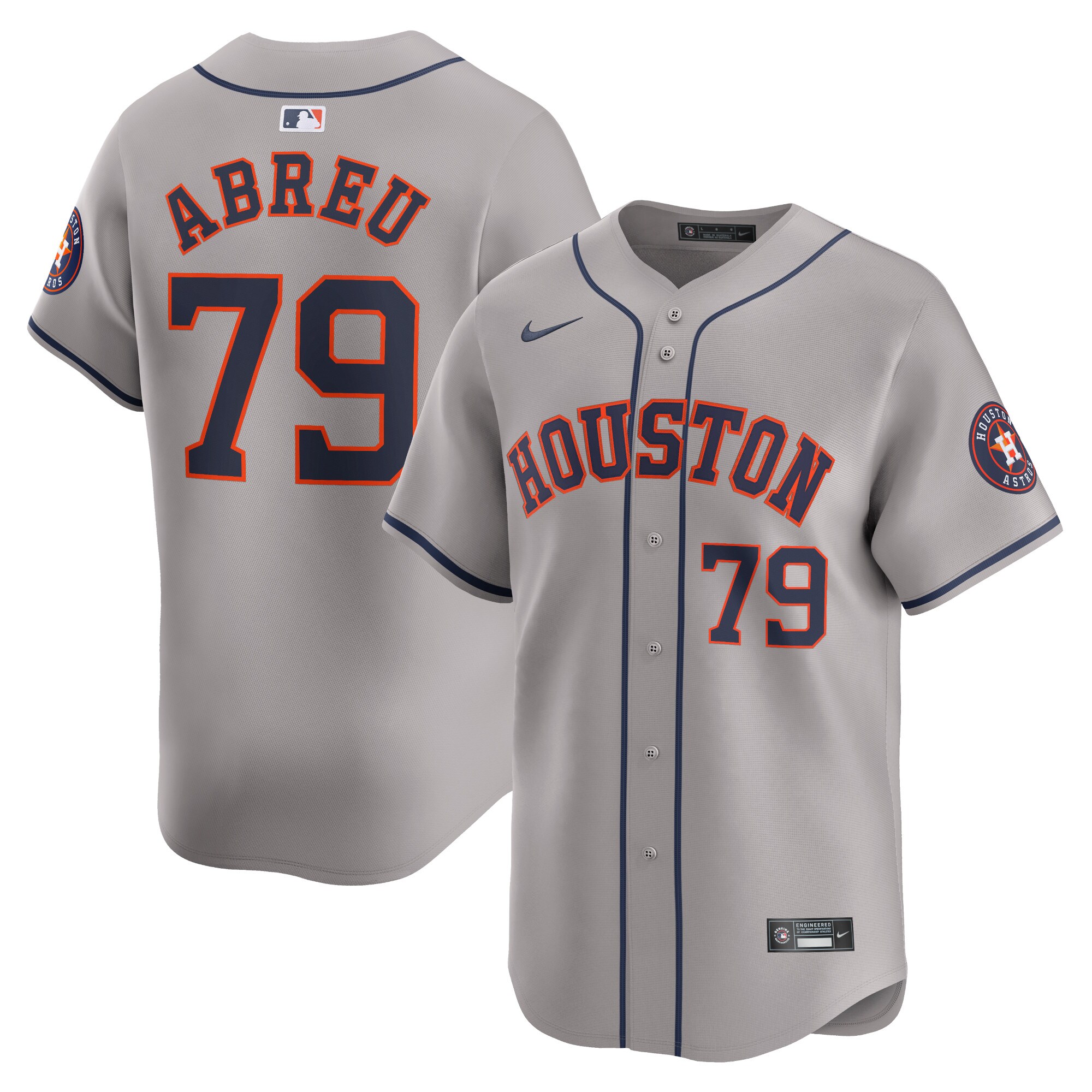 Jose Abreu Houston Astros Away Limited Player Jersey - Gray cheap jerseys for sale - CheapJerseys.Shop