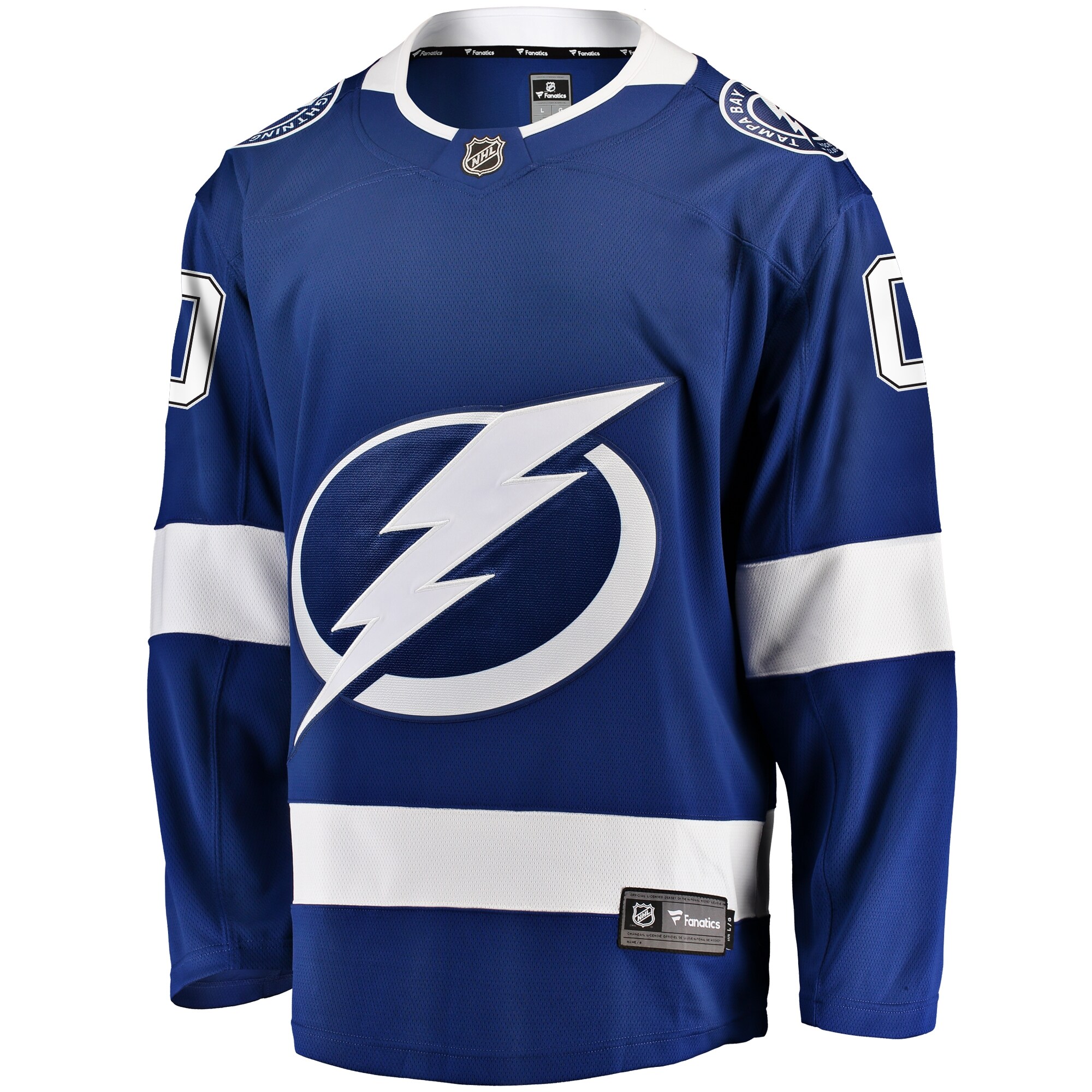 Tampa Bay Lightning Fanatics Home Breakaway Custom Jersey - Blue cheap jerseys for sale - CheapJerseys.Shop