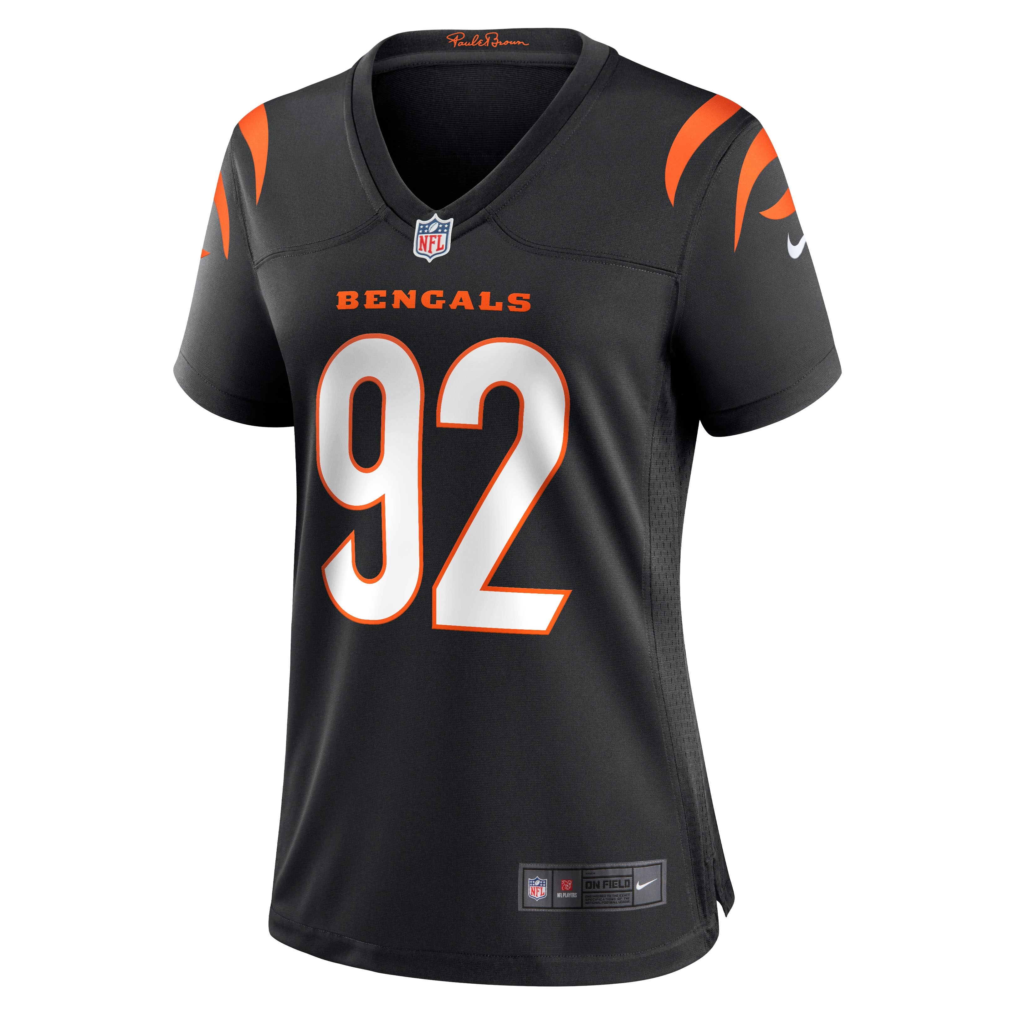 B.J. Hill Cincinnati Bengals Women's Game Jersey - Black cheap jerseys for sale - CheapJerseys.Shop