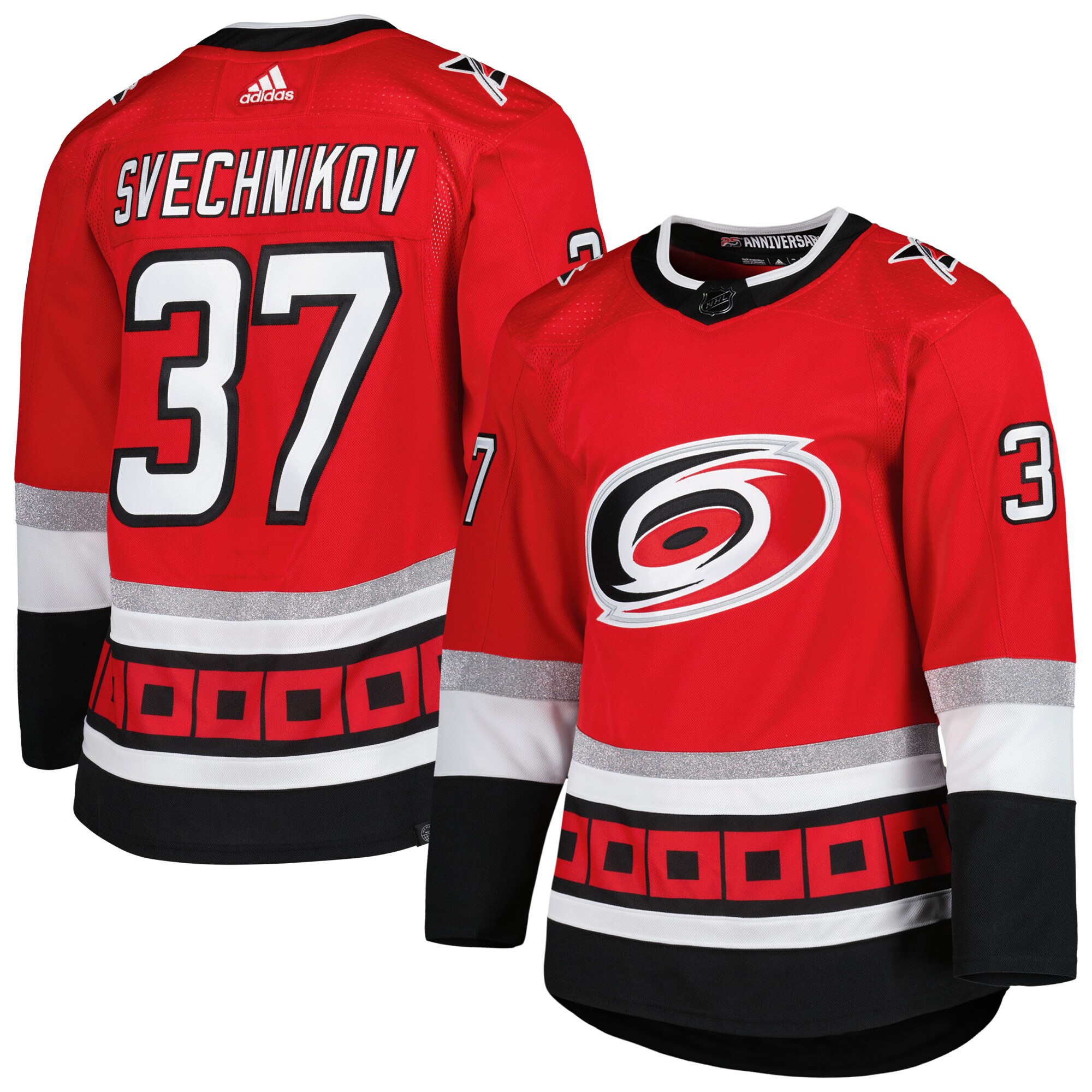 Andrei Svechnikov Carolina Hurricanes Primegreen Authentic Player Jersey - Red cheap jerseys for sale - CheapJerseys.Shop