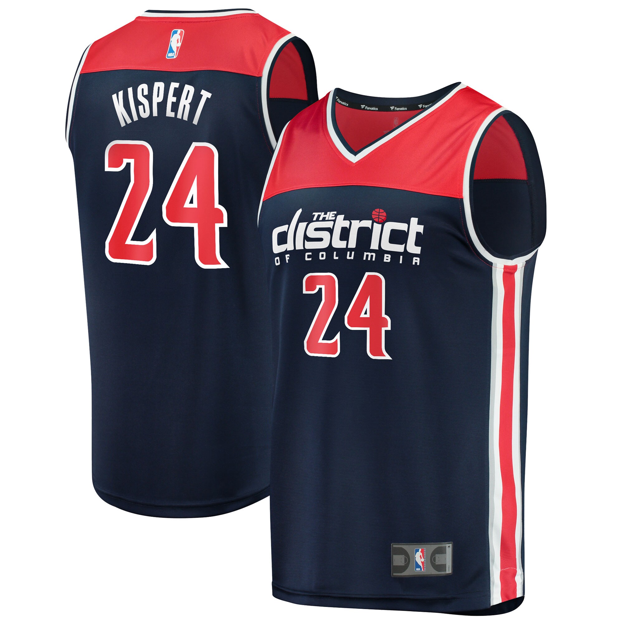 Corey Kispert Washington Wizards Fanatics Fast Break Replica Player Jersey - Statement Edition - Navy cheap jerseys for sale - CheapJerseys.Shop