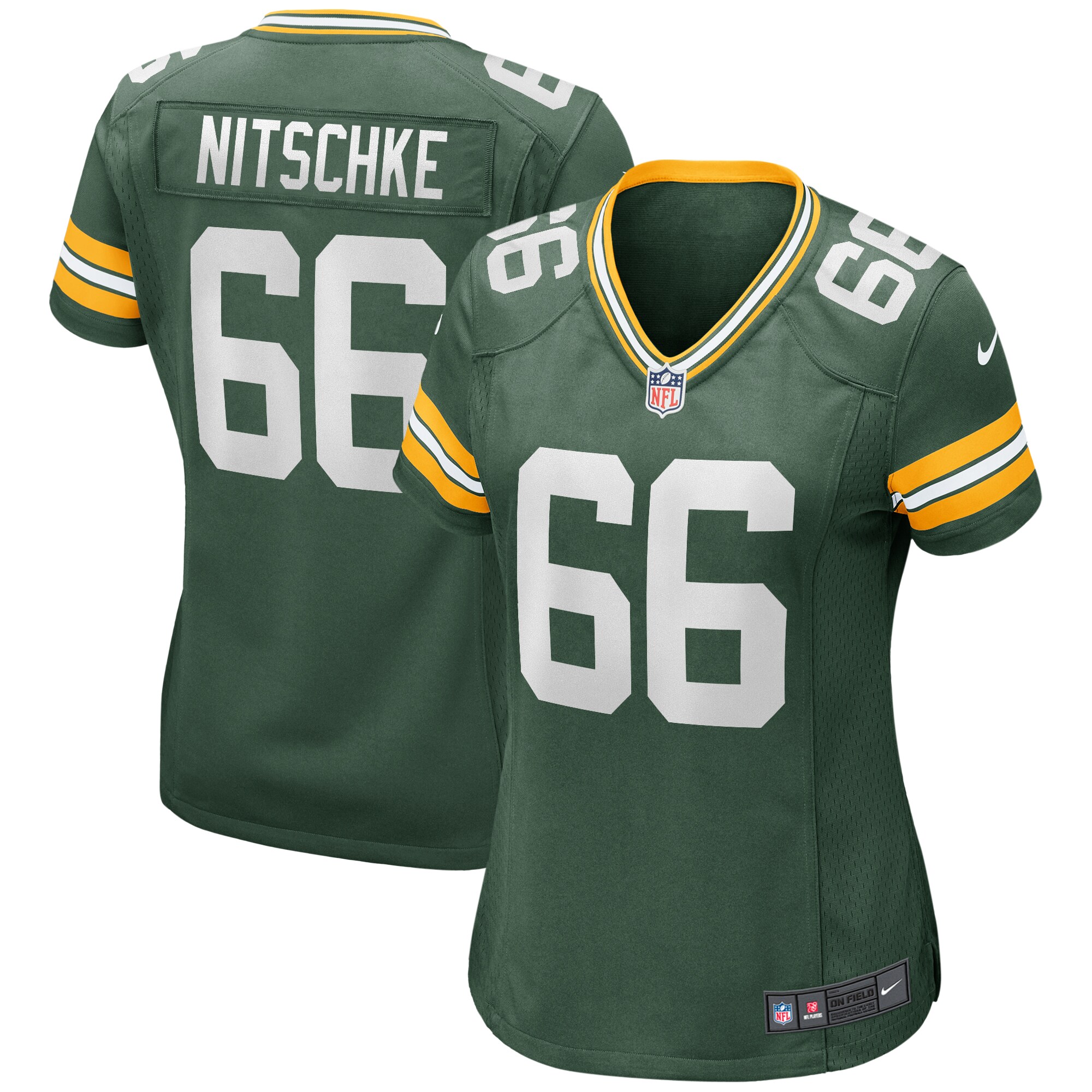 Ray Nitschke Green Bay Packers Women's Game Retired Player Jersey - Green cheap jerseys for sale - CheapJerseys.Shop