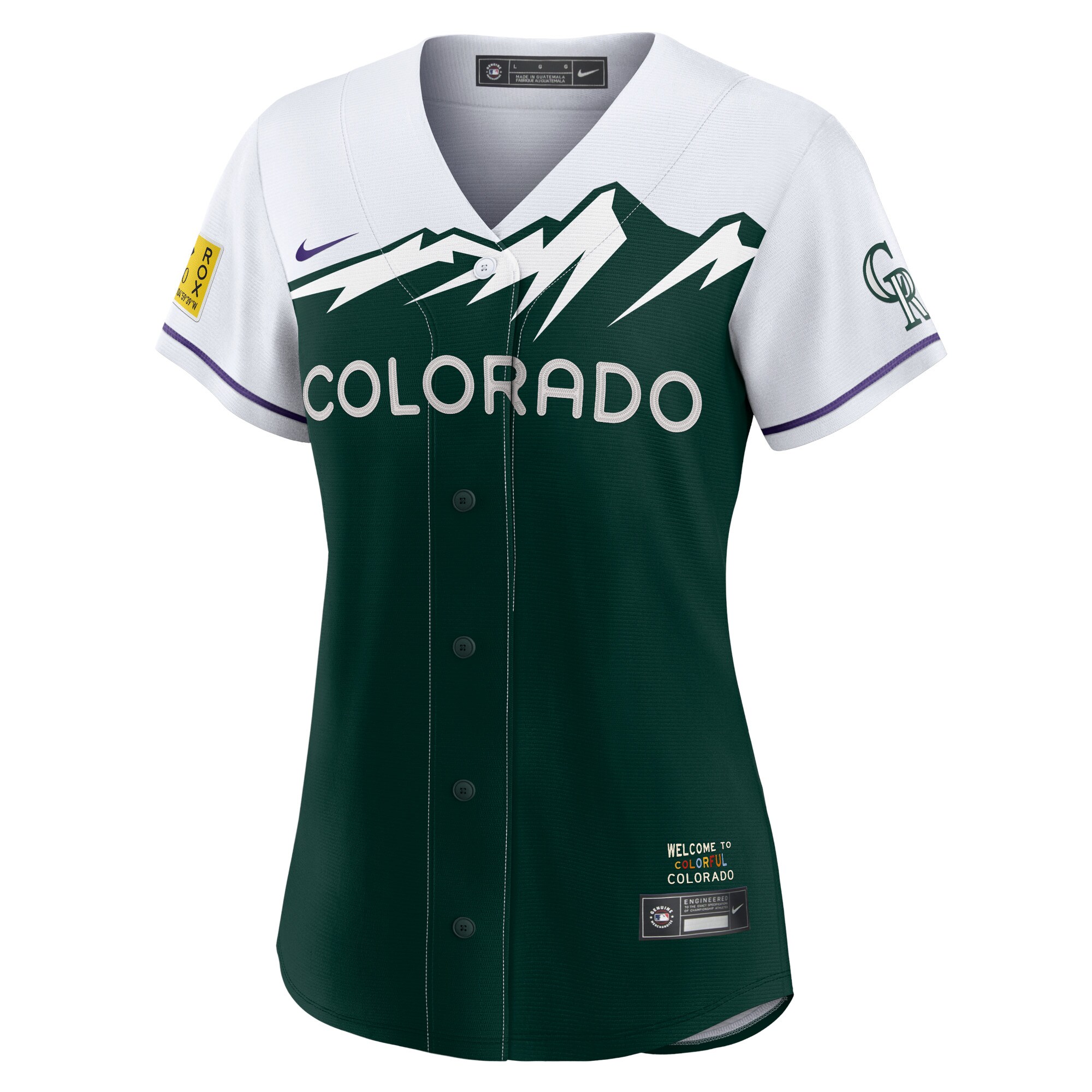Charlie Blackmon Colorado Rockies Women's City Connect Replica Player Jersey - White cheap jerseys for sale - CheapJerseys.Shop