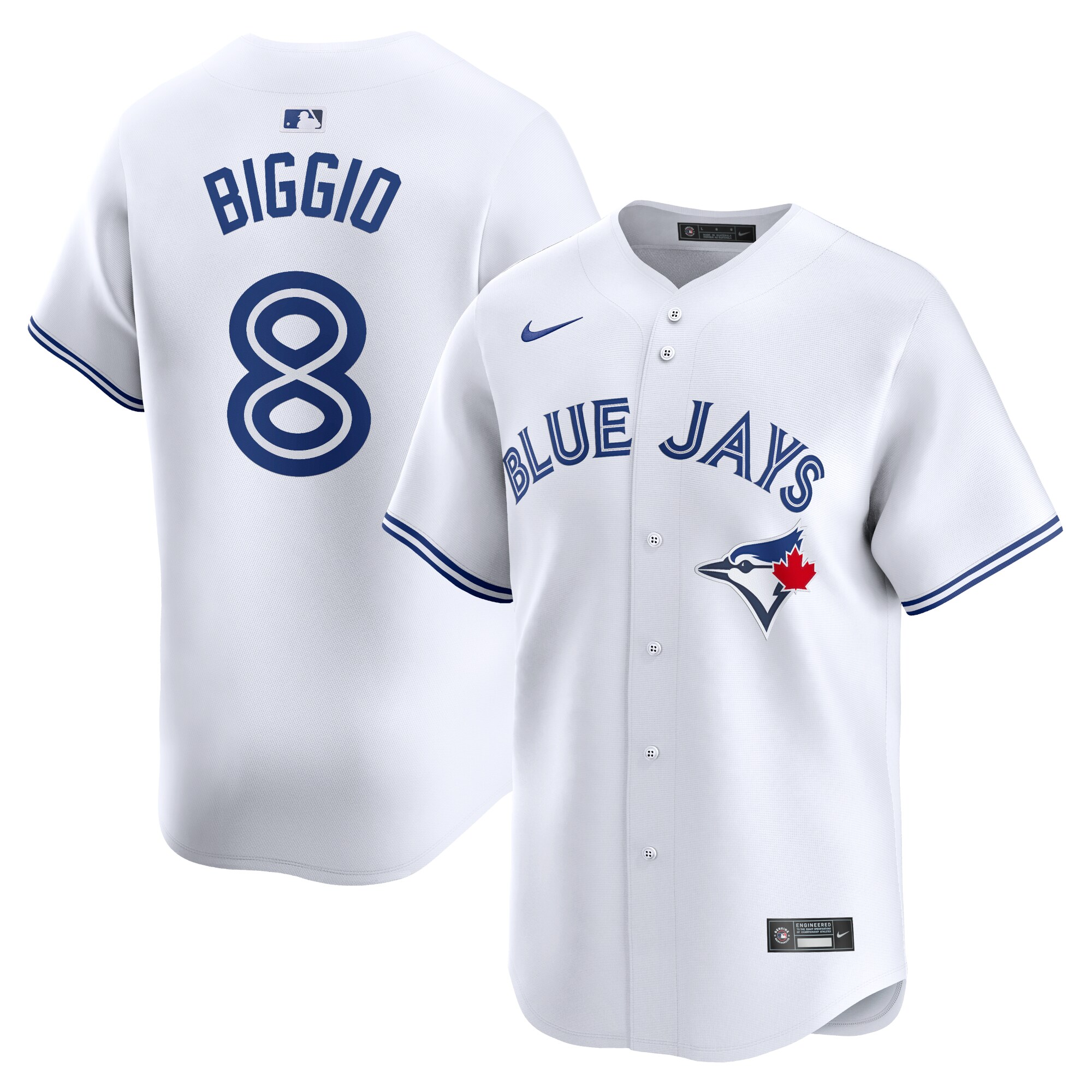 Cavan Biggio Toronto Blue Jays Home Limited Player Jersey - White cheap jerseys for sale - CheapJerseys.Shop