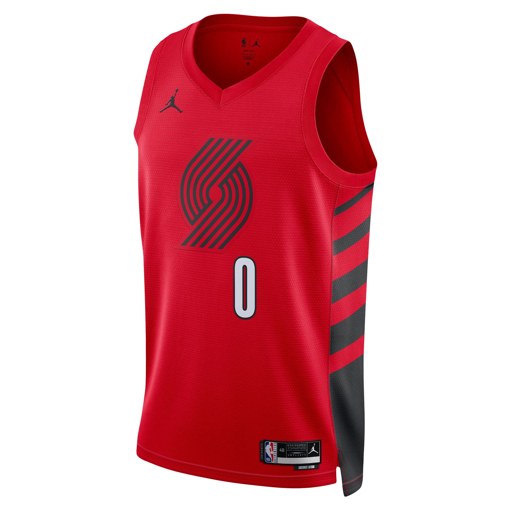 Damian Lillard Portland Trail Blazers Jordan Brand Unisex Swingman Jersey - Statement Edition - Red cheap jerseys for sale - CheapJerseys.Shop