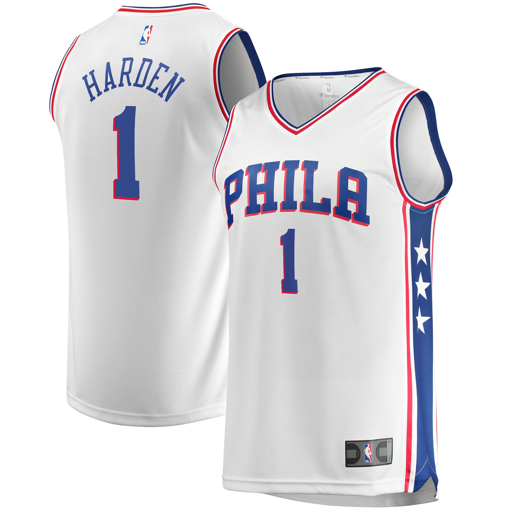 James Harden Philadelphia 76ers Fanatics Fastbreak Replica Player Jersey - Association Edition - White cheap jerseys for sale - CheapJerseys.Shop