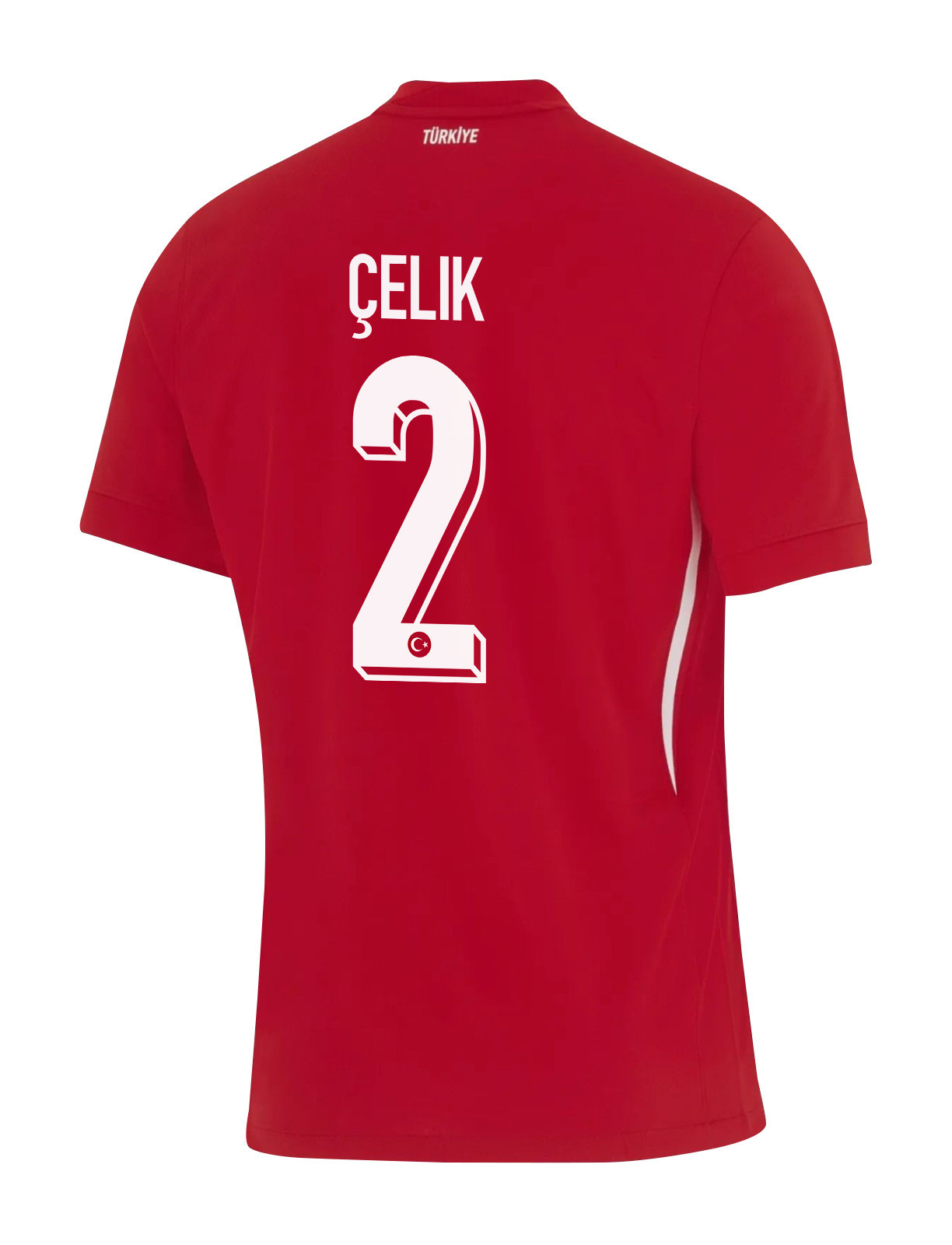 Zeki Çelik 2 Turkey National Team 2024 Away Stadium Men Jersey - Red cheap jerseys for sale - CheapJerseys.Shop