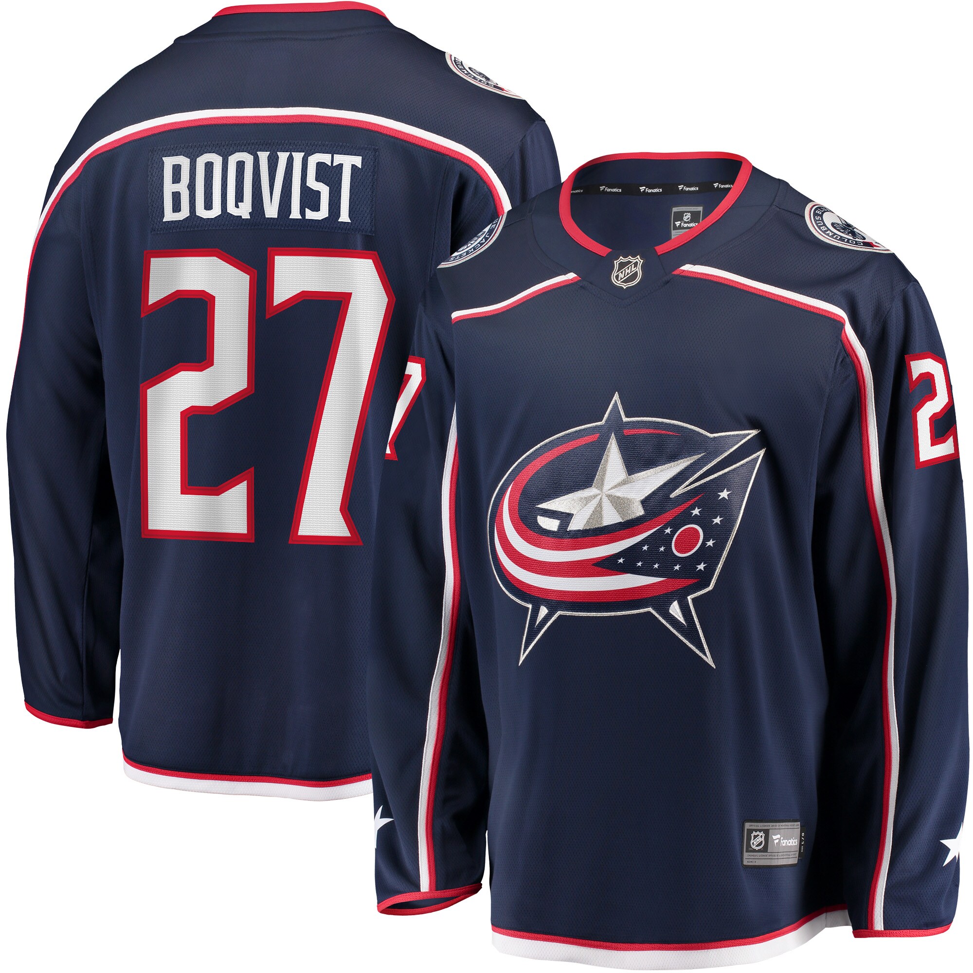Adam Boqvist Columbus Blue Jackets Fanatics Home Breakaway Player Jersey - Navy cheap jerseys for sale - CheapJerseys.Shop
