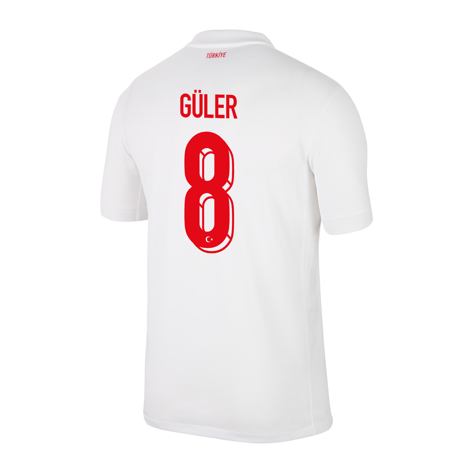 Arda Güler 8 Turkey National Team 2024 Home Stadium Men Jersey - White cheap jerseys for sale - CheapJerseys.Shop