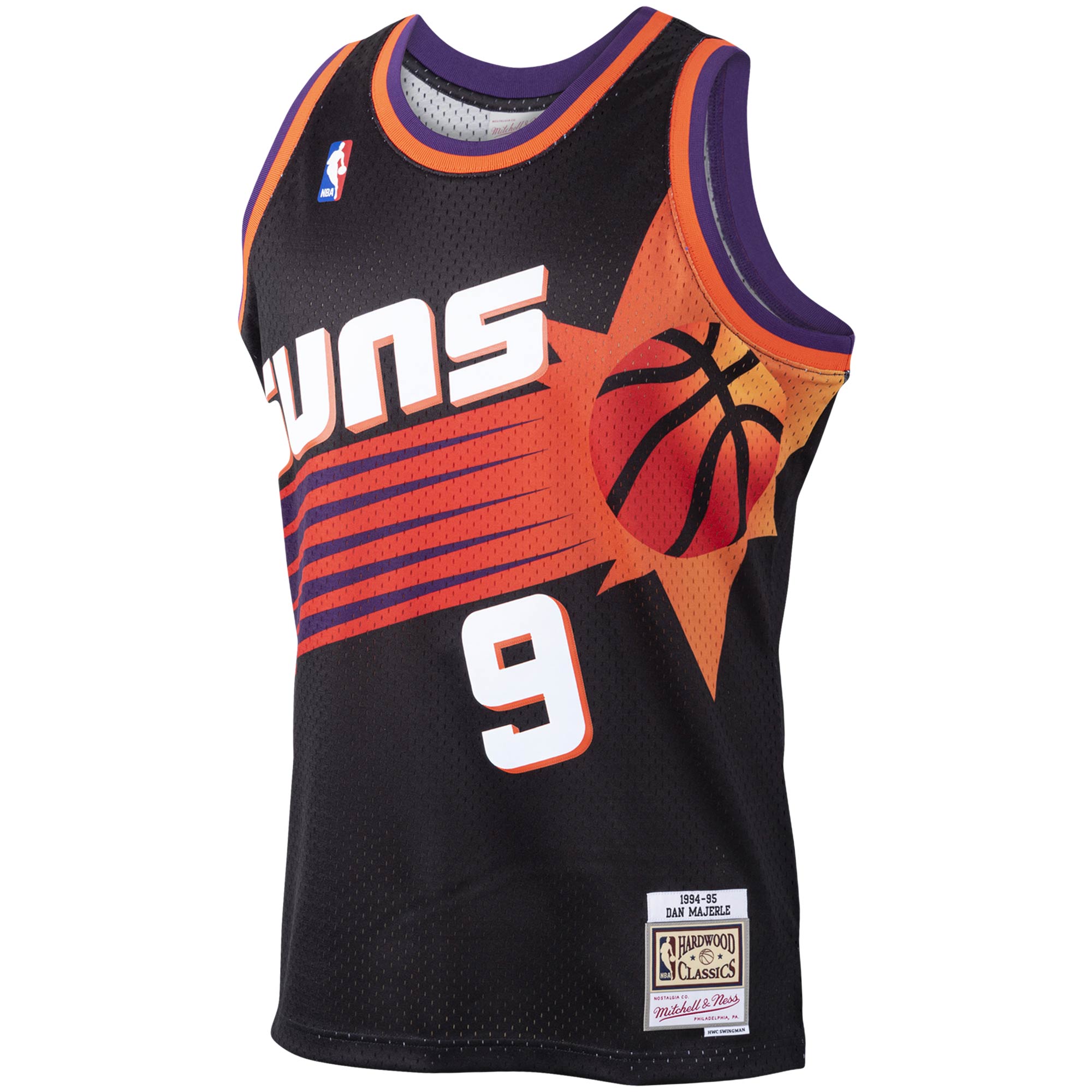 Dan Majerle Phoenix Suns Mitchell & Ness 1994\/95 Hardwood Classics Swingman Jersey - Black cheap jerseys for sale - CheapJerseys.Shop