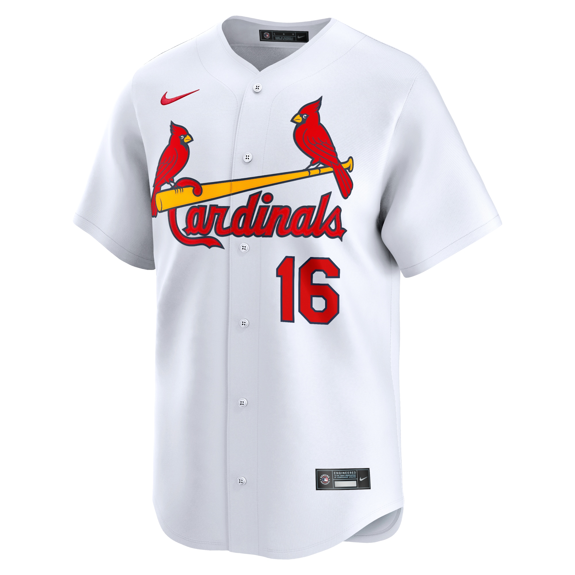 Nolan Gorman St. Louis Cardinals Home Limited Player Jersey - White cheap jerseys for sale - CheapJerseys.Shop