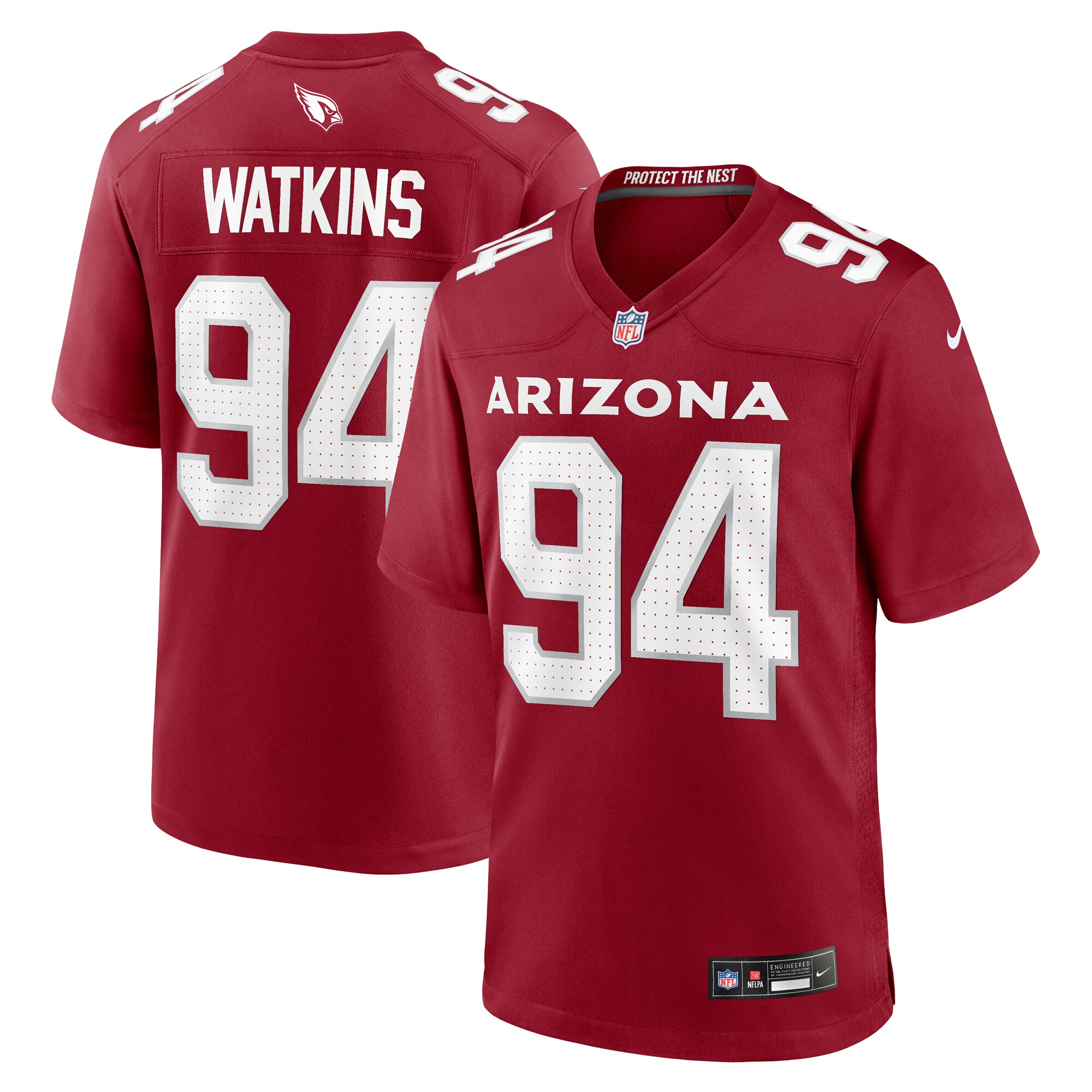 Carlos Watkins Arizona Cardinals Game Player Jersey - Cardinal cheap jerseys for sale - CheapJerseys.Shop