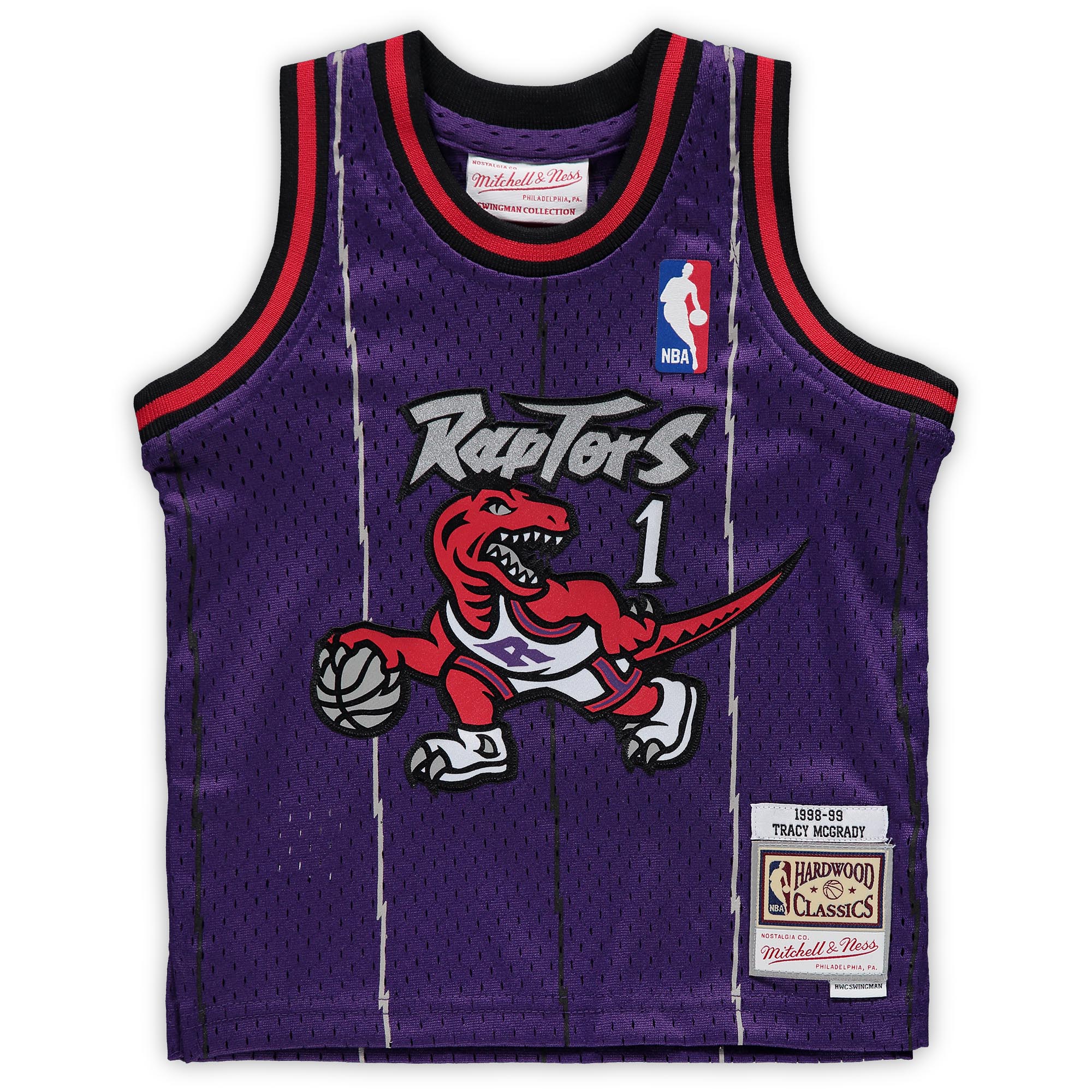 Tracy McGrady Toronto Raptors Mitchell & Ness Infant 1998\/99 Hardwood Classics Retired Player Jersey - Purple cheap jerseys for sale - CheapJerseys.Shop