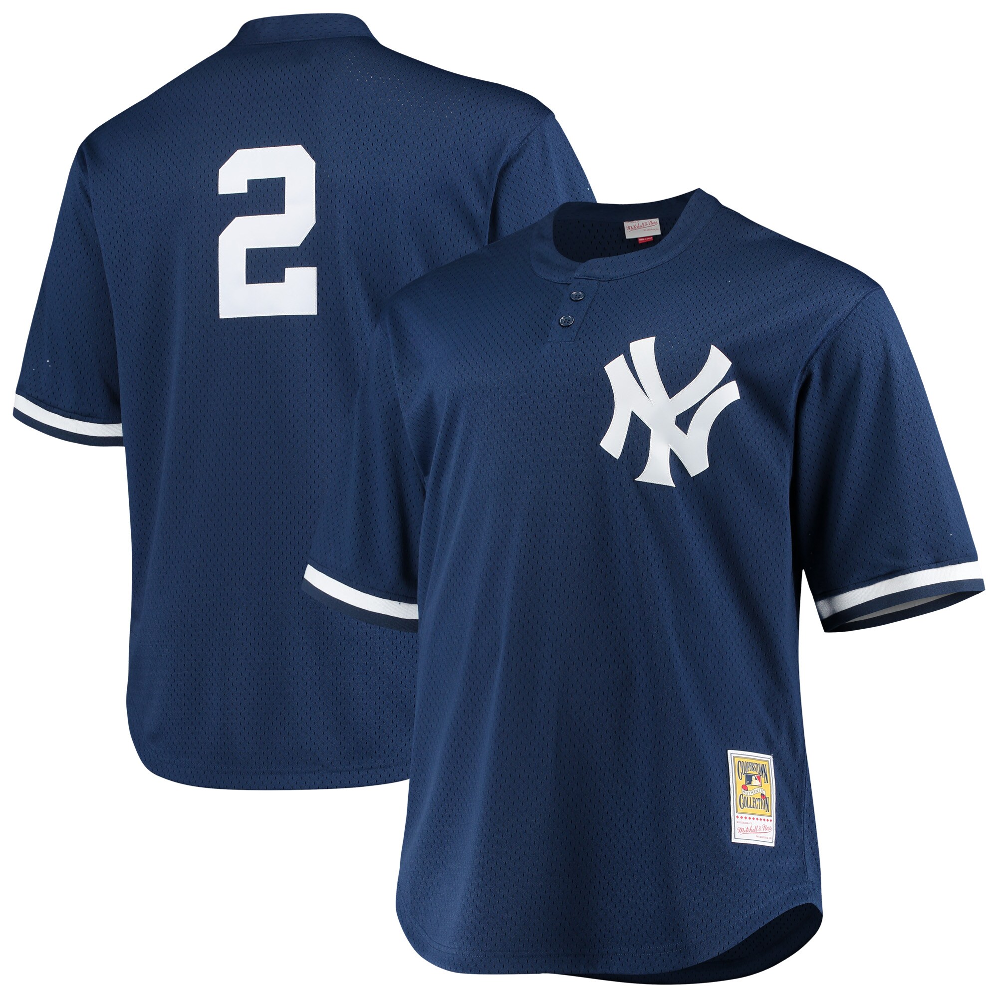 Derek Jeter New York Yankees Mitchell & Ness Big & Tall Batting Practice Replica Player Jersey - Navy cheap jerseys for sale - CheapJerseys.Shop
