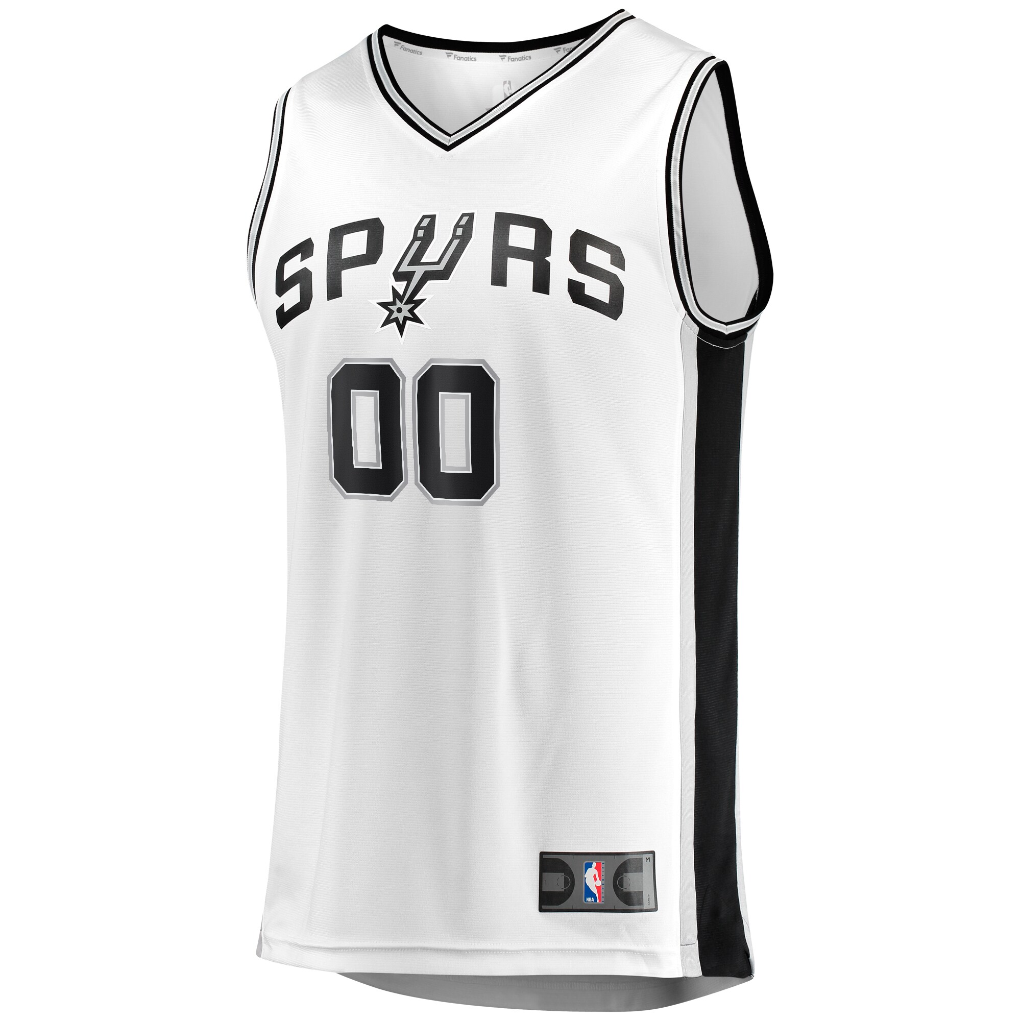 San Antonio Spurs Fanatics Fast Break Custom Replica Jersey - Association Edition - White cheap jerseys for sale - CheapJerseys.Shop