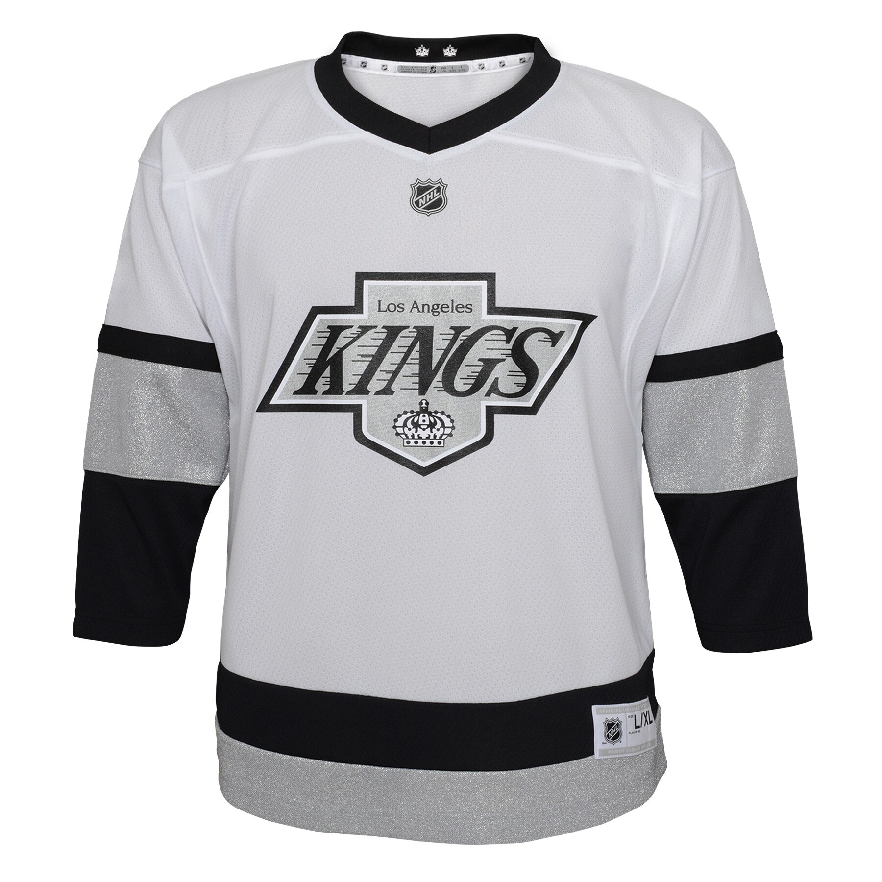 Los Angeles Kings Youth 2021\/22 Alternate Replica Jersey - White cheap jerseys for sale - CheapJerseys.Shop