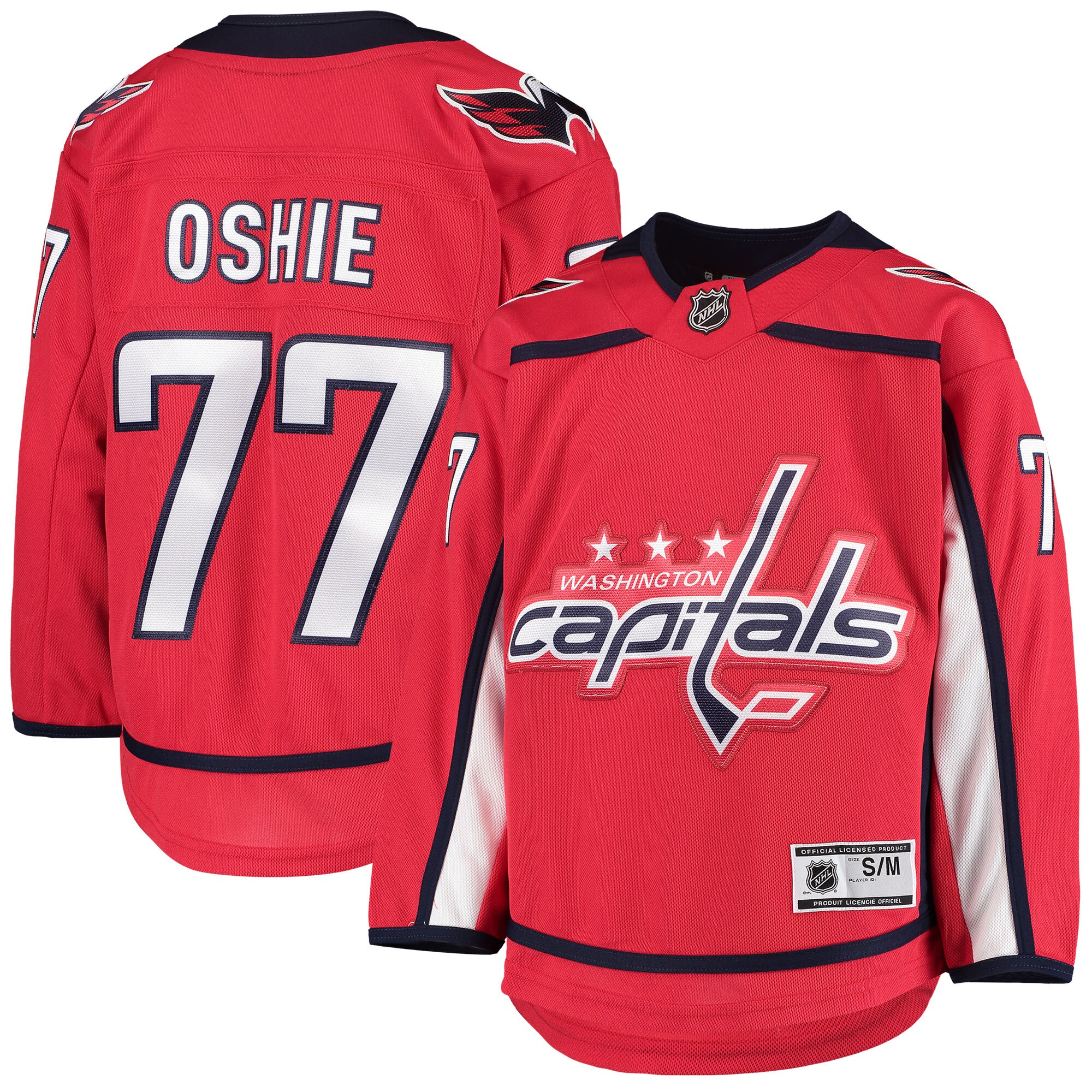 TJ Oshie Washington Capitals Youth Home Premier Player Jersey - Red cheap jerseys for sale - CheapJerseys.Shop