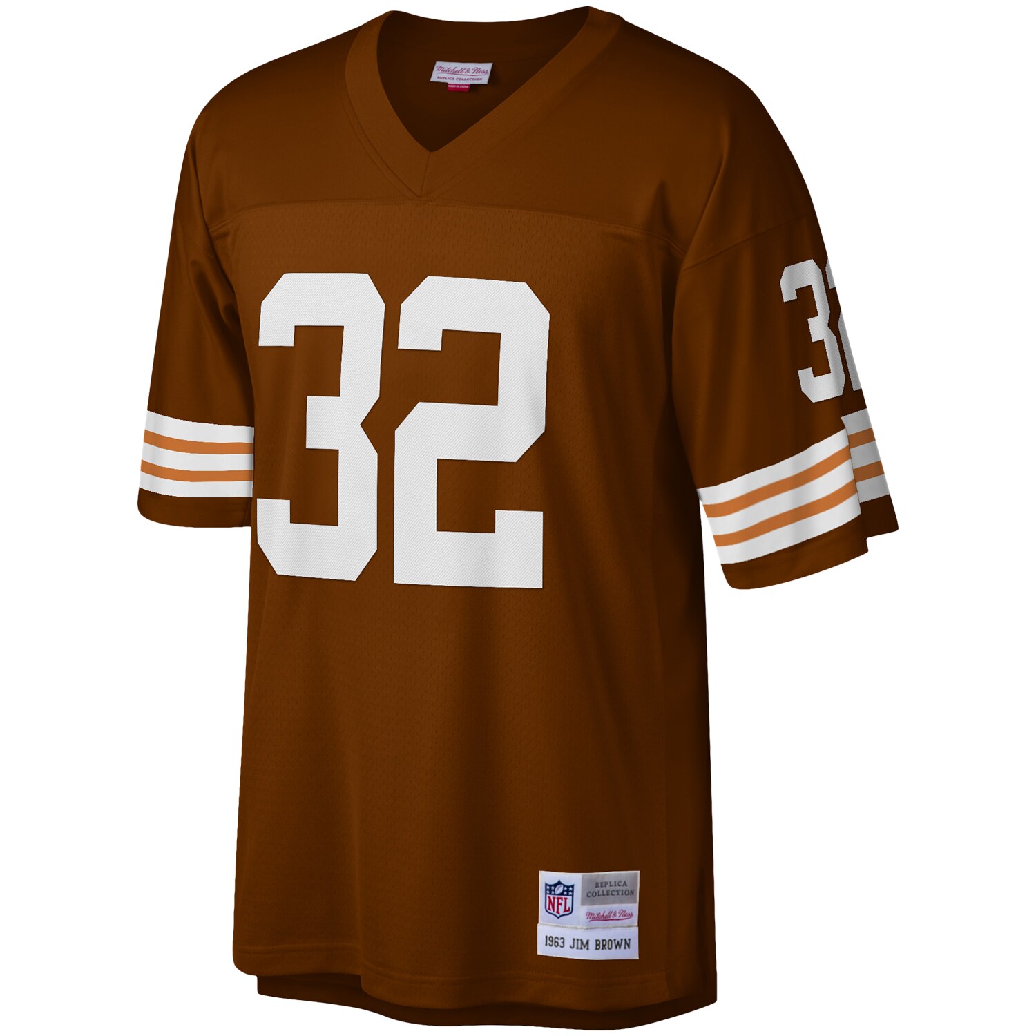 Jim Brown Cleveland Browns Mitchell & Ness Legacy Replica Jersey - Brown cheap jerseys for sale - CheapJerseys.Shop