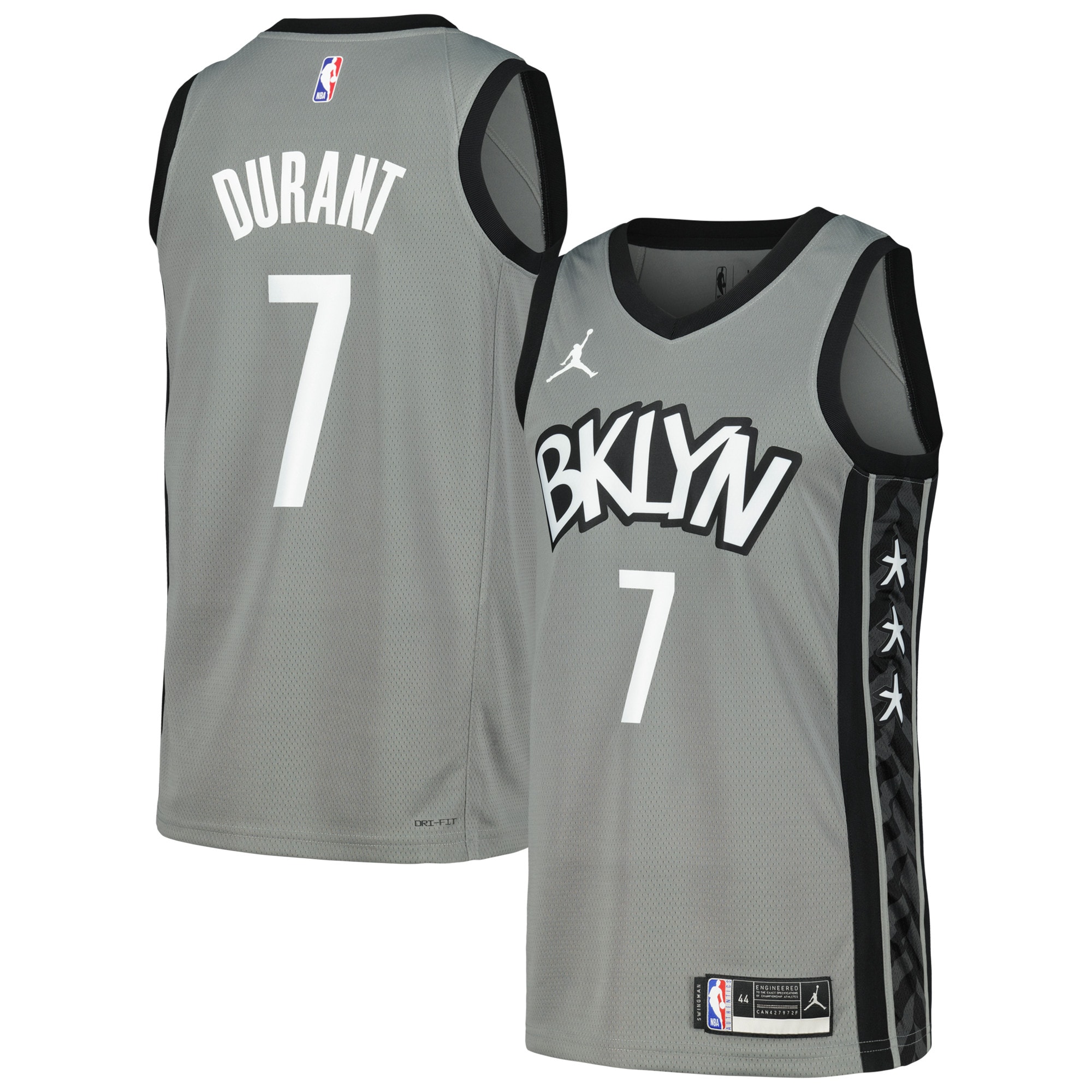 Kevin Durant Brooklyn Nets Swingman Player Jersey - Statement Edition - Gray cheap jerseys for sale - CheapJerseys.Shop