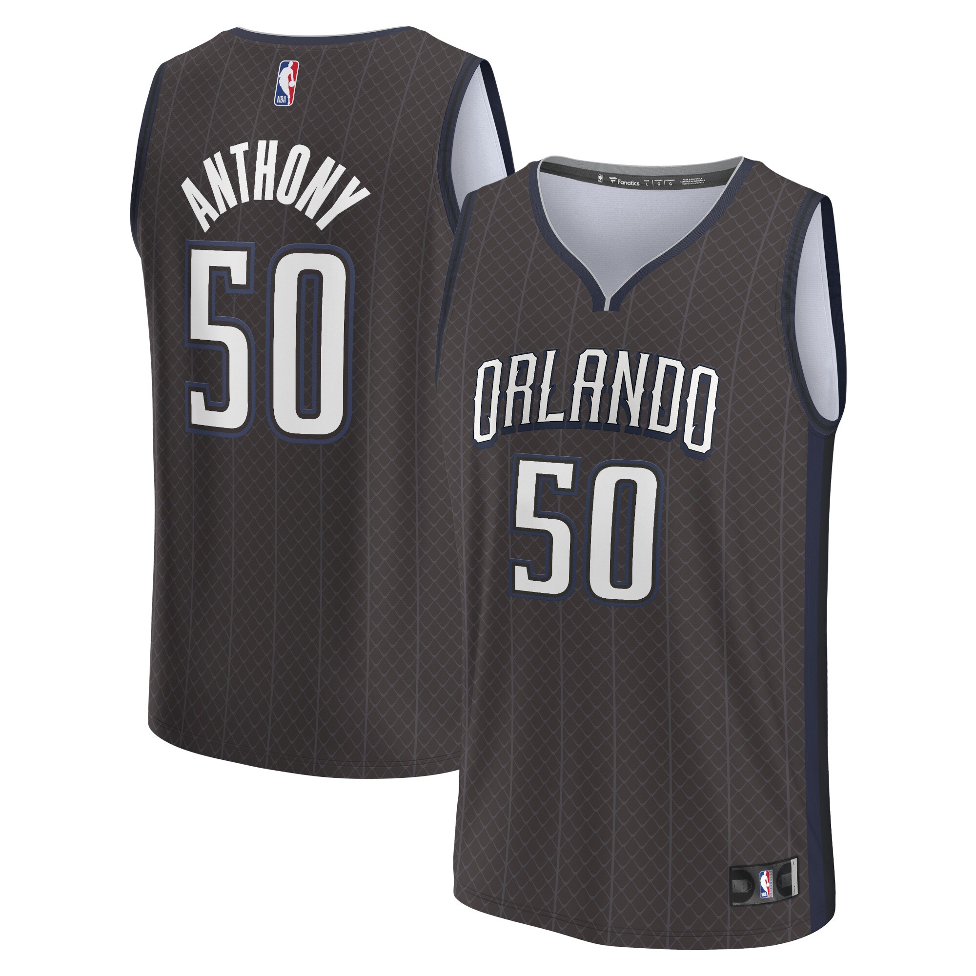 Cole Anthony Orlando Magic Fanatics Fastbreak Jersey - City Edition - Black cheap jerseys for sale - CheapJerseys.Shop