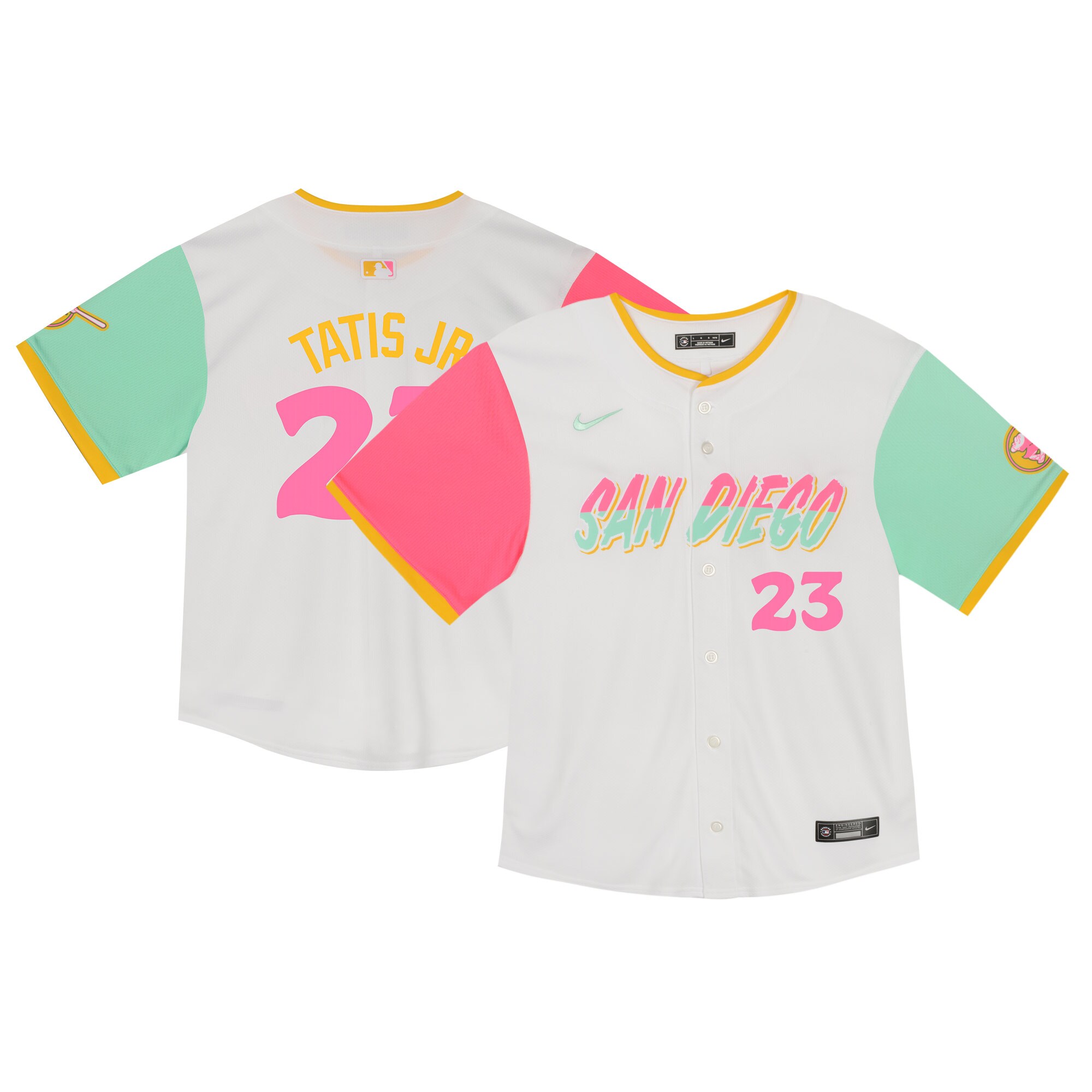 Fernando Tatis Jr. San Diego Padres Toddler City Connect Limited Player Jersey - White cheap jerseys for sale - CheapJerseys.Shop