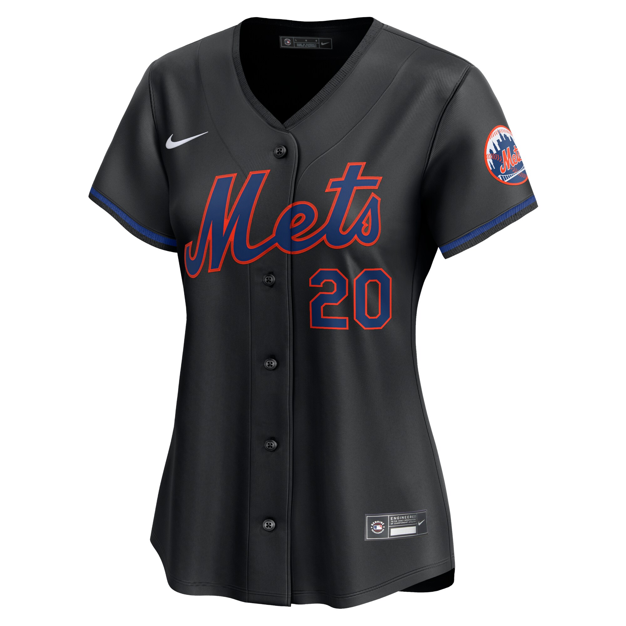 Pete Alonso New York Mets Women's Alternate Limited Player Jersey\u00c2\u00a0\u00e2\u20ac\u201c Black cheap jerseys for sale - CheapJerseys.Shop