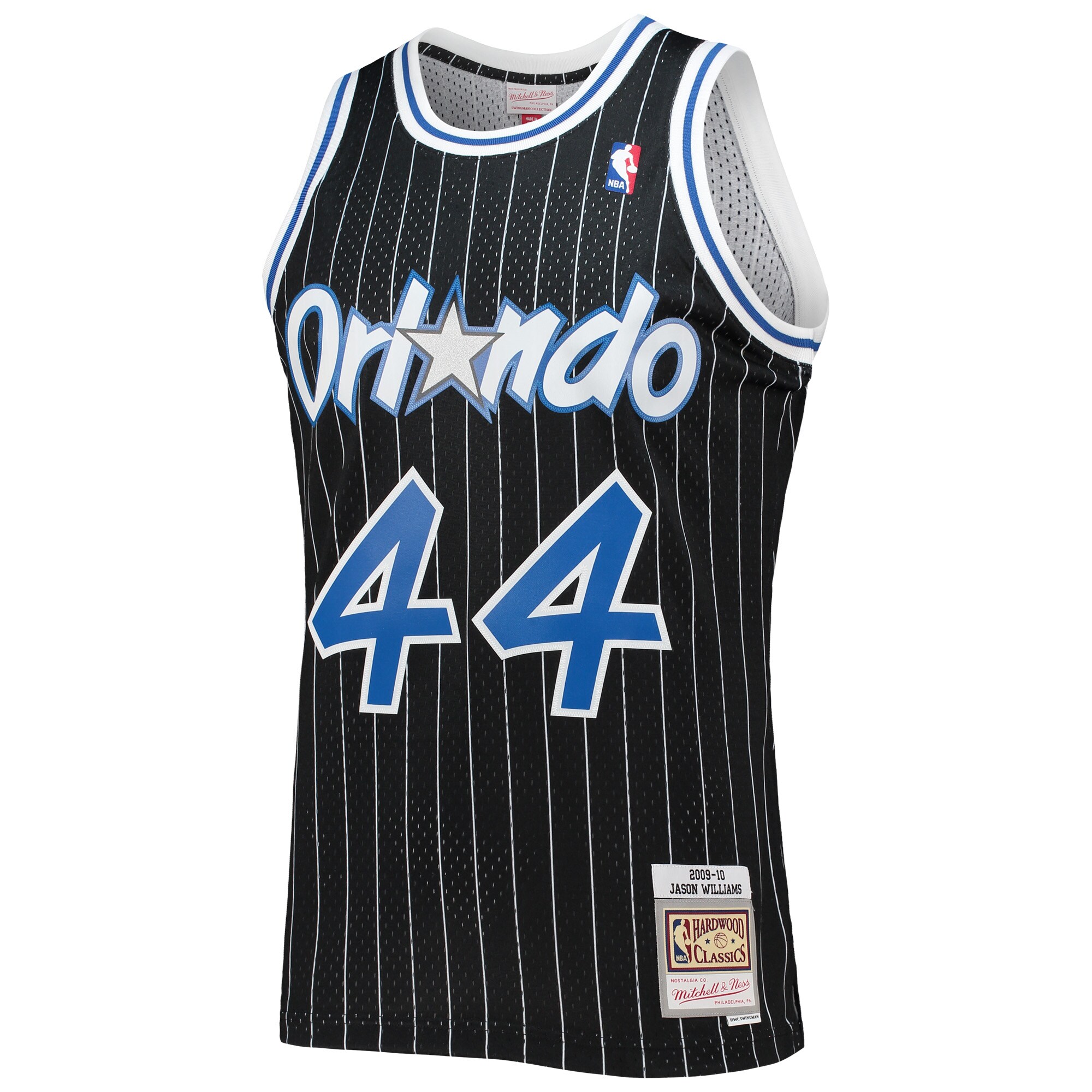 Jason Williams Orlando Magic Mitchell & Ness 2001\/02 Hardwood Classics Swingman Jersey - Black cheap jerseys for sale - CheapJerseys.Shop