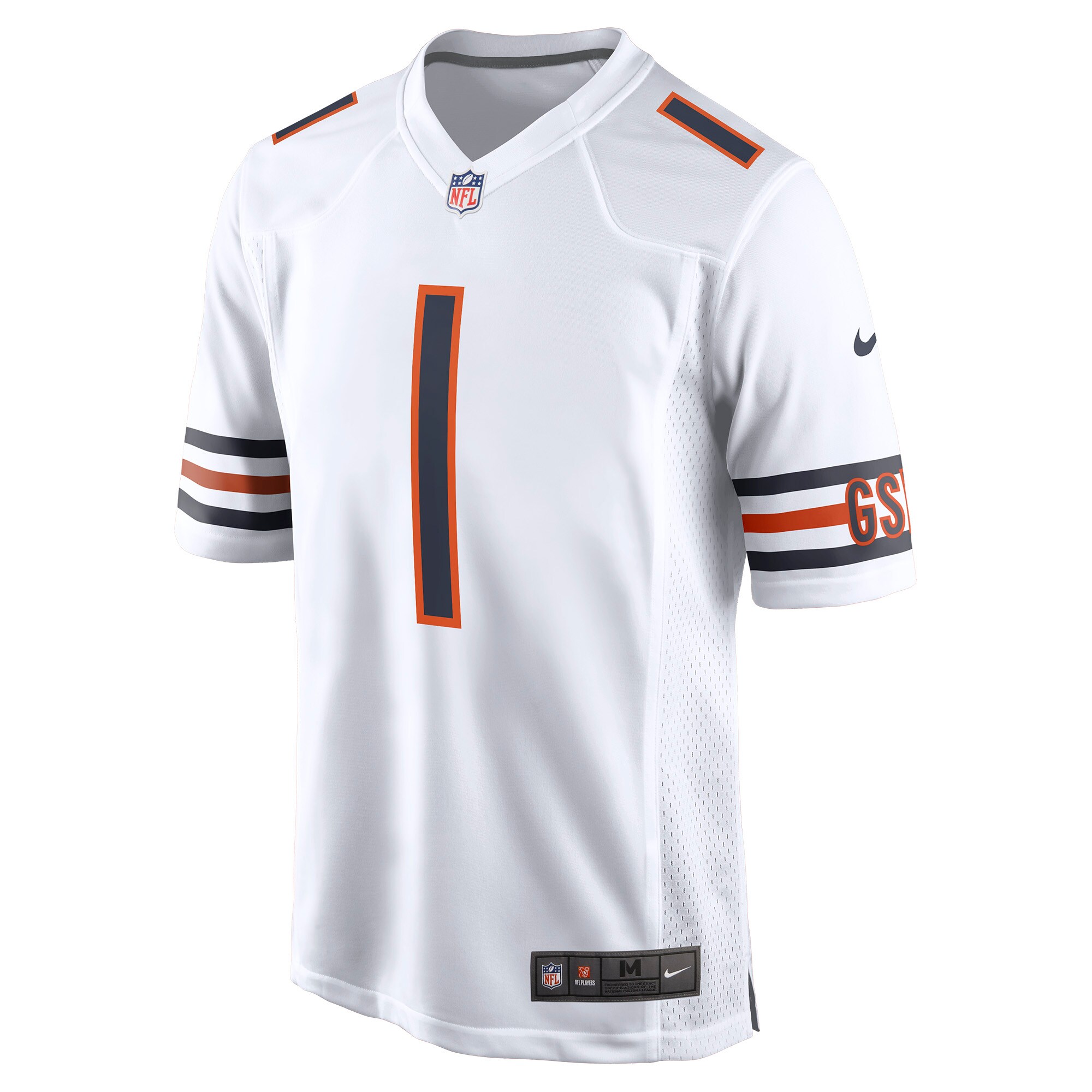 Justin Fields Chicago Bears Player Game Jersey - White cheap jerseys for sale - CheapJerseys.Shop