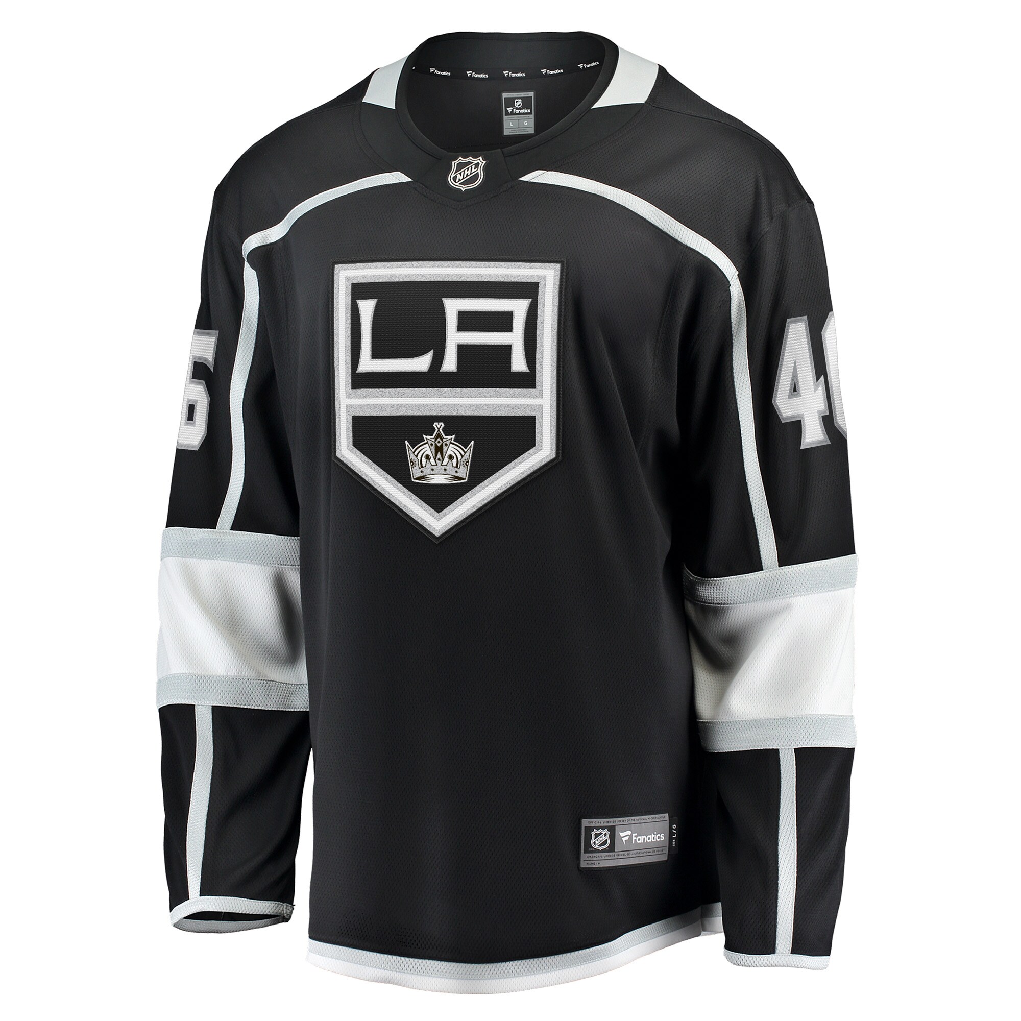 Blake Lizotte Los Angeles Kings Fanatics Home Breakaway Player Jersey - Black cheap jerseys for sale - CheapJerseys.Shop