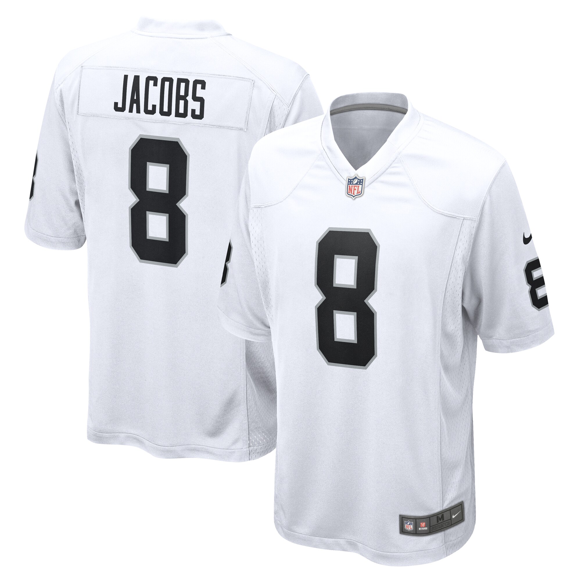 Josh Jacobs Las Vegas Raiders Game Player Jersey - White cheap jerseys for sale - CheapJerseys.Shop