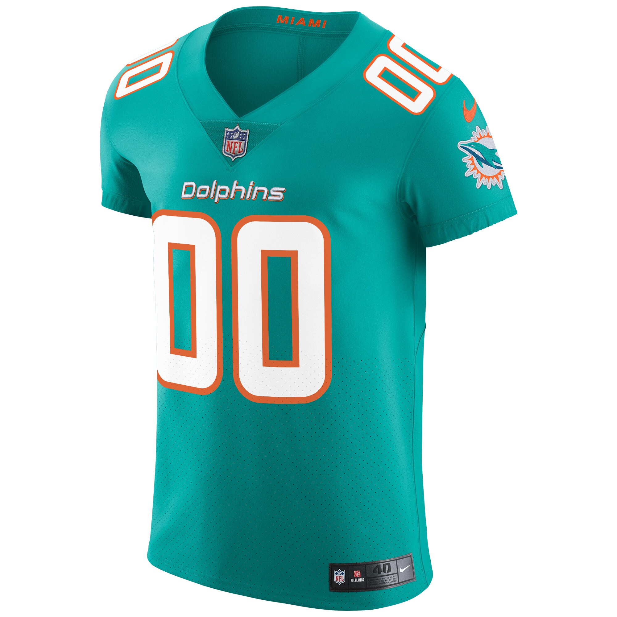 Miami Dolphins Vapor Untouchable Elite Custom Jersey - Aqua cheap jerseys for sale - CheapJerseys.Shop