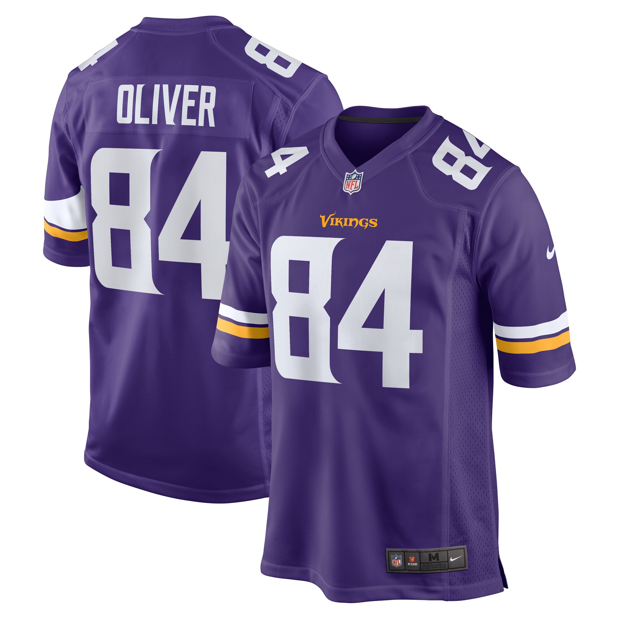 Josh Oliver Minnesota Vikings Game Player Jersey - Purple cheap jerseys for sale - CheapJerseys.Shop
