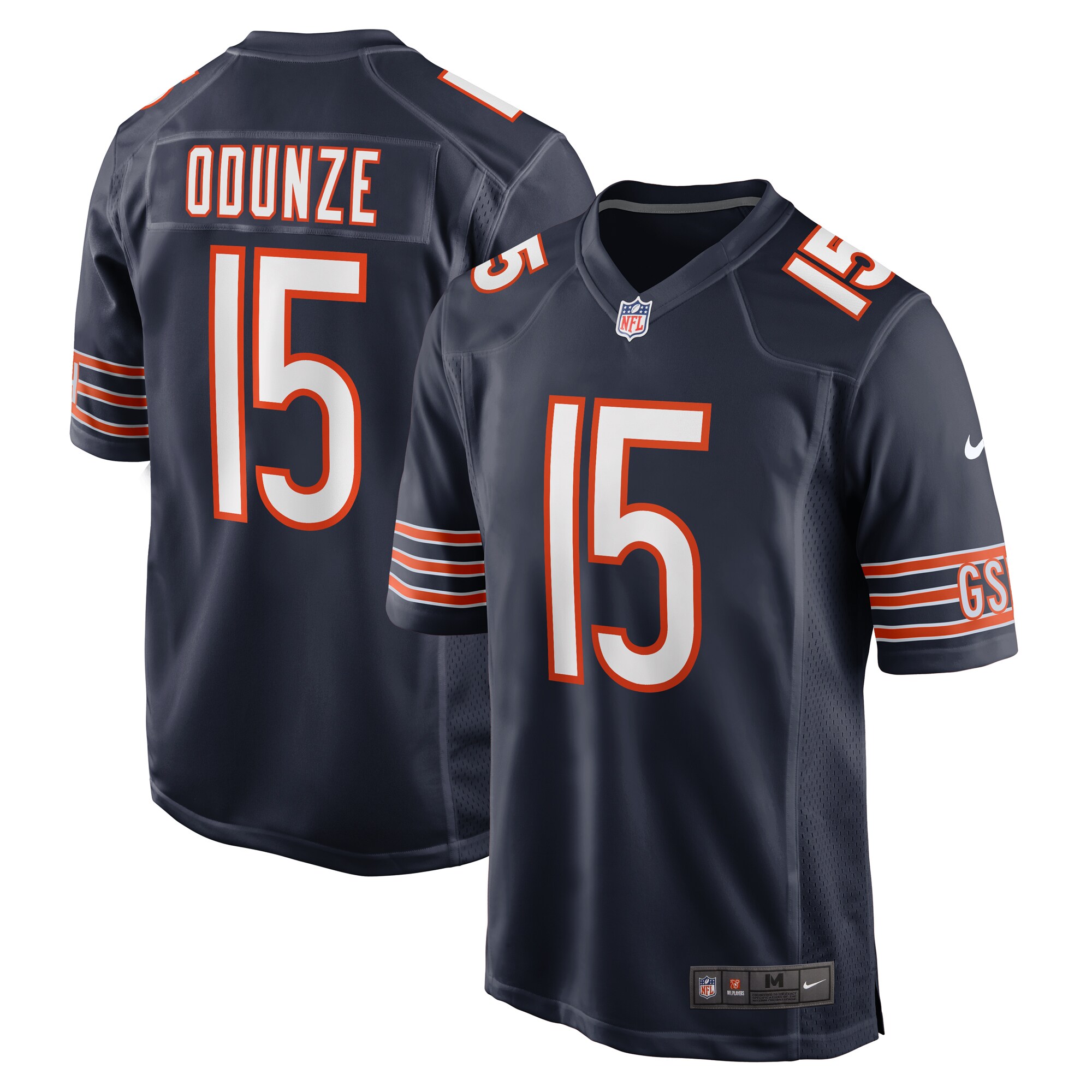 Rome Odunze Chicago Bears 2024 Draft First Round Pick Player Game Jersey - Navy cheap jerseys for sale - CheapJerseys.Shop