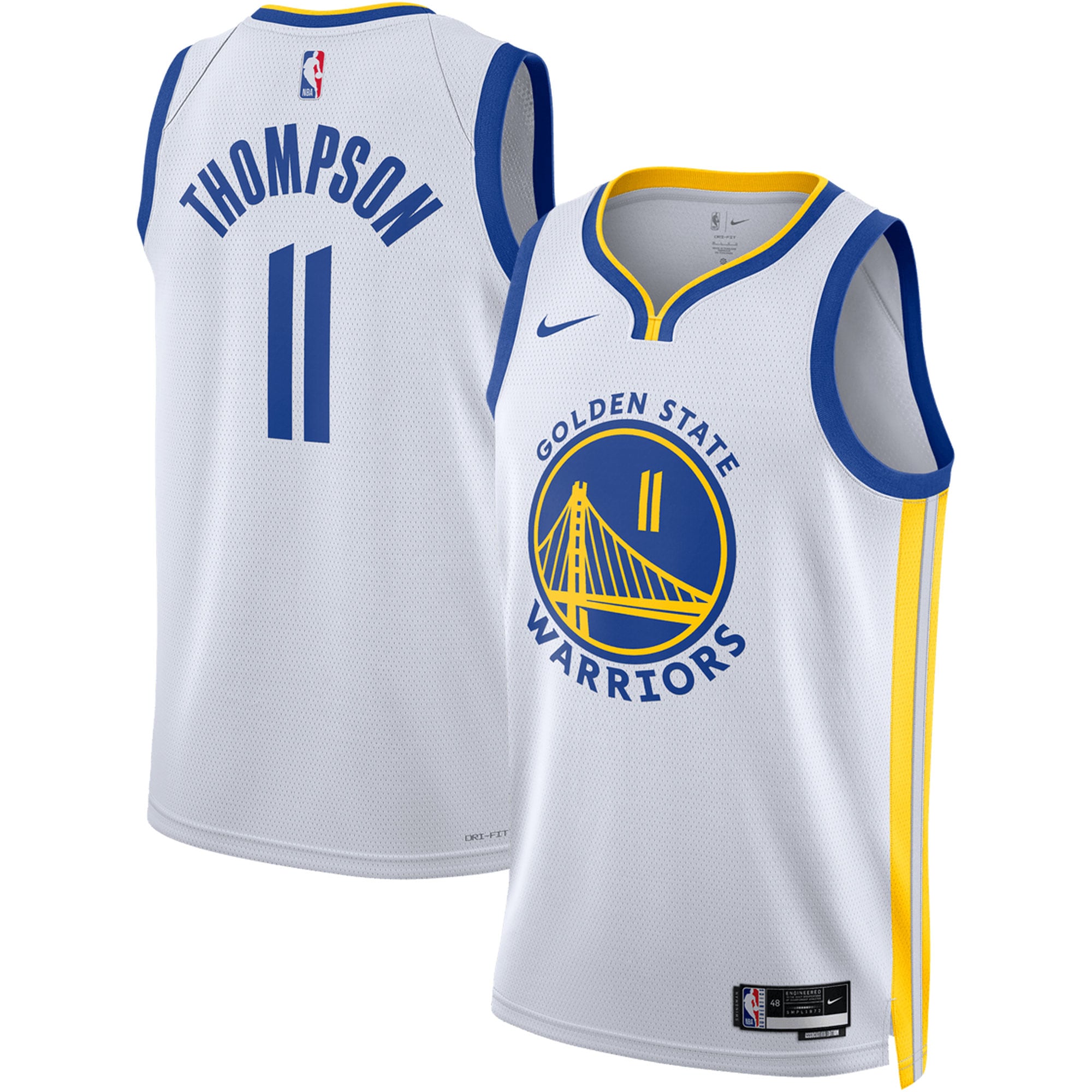 Klay Thompson Golden State Warriors Unisex Swingman Jersey - Association Edition - White cheap jerseys for sale - CheapJerseys.Shop