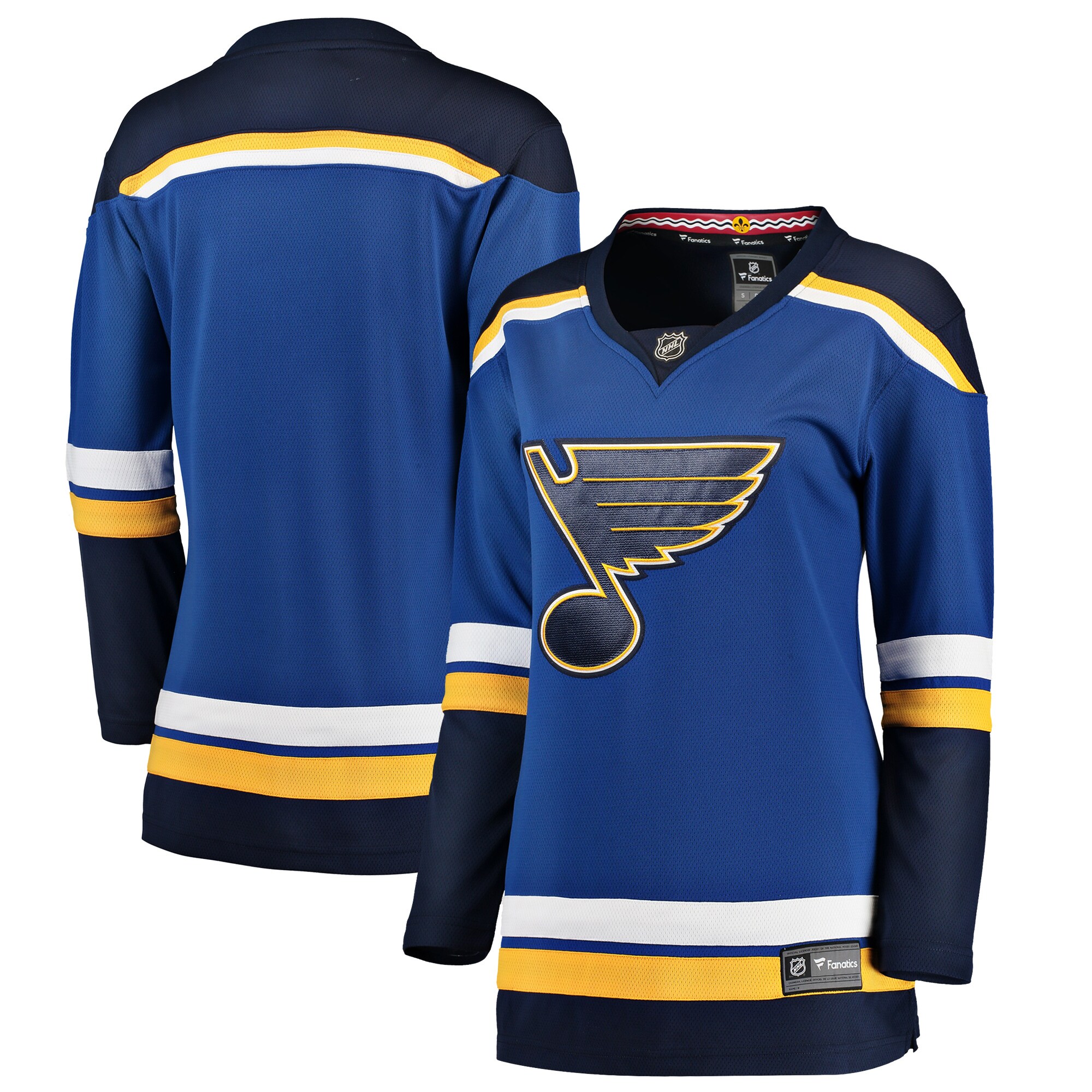 St. Louis Blues Fanatics Women's Breakaway Home Jersey - Blue cheap jerseys for sale - CheapJerseys.Shop