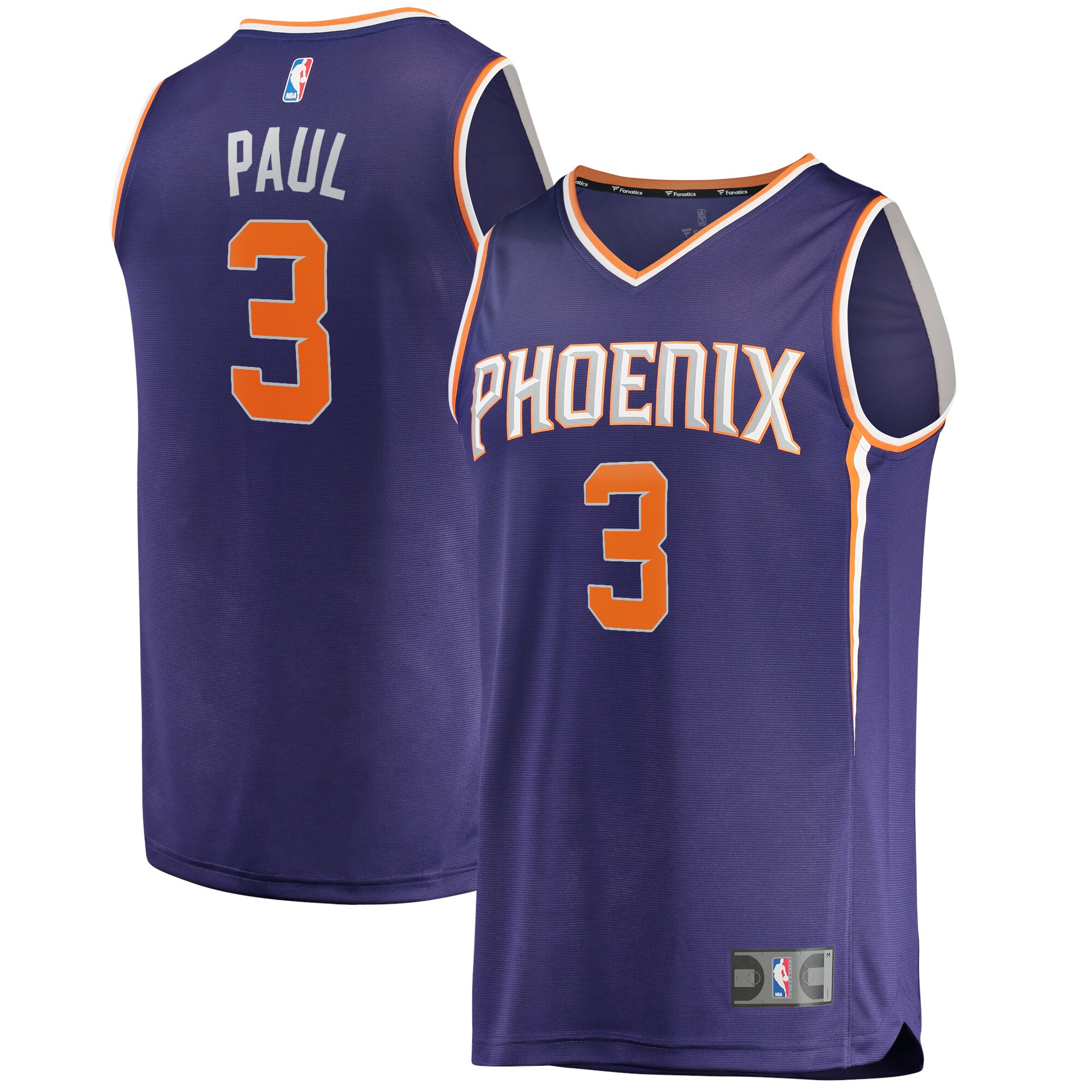 Chris Paul Phoenix Suns Fanatics Fast Break Replica Player Jersey - Icon Edition - Purple cheap jerseys for sale - CheapJerseys.Shop