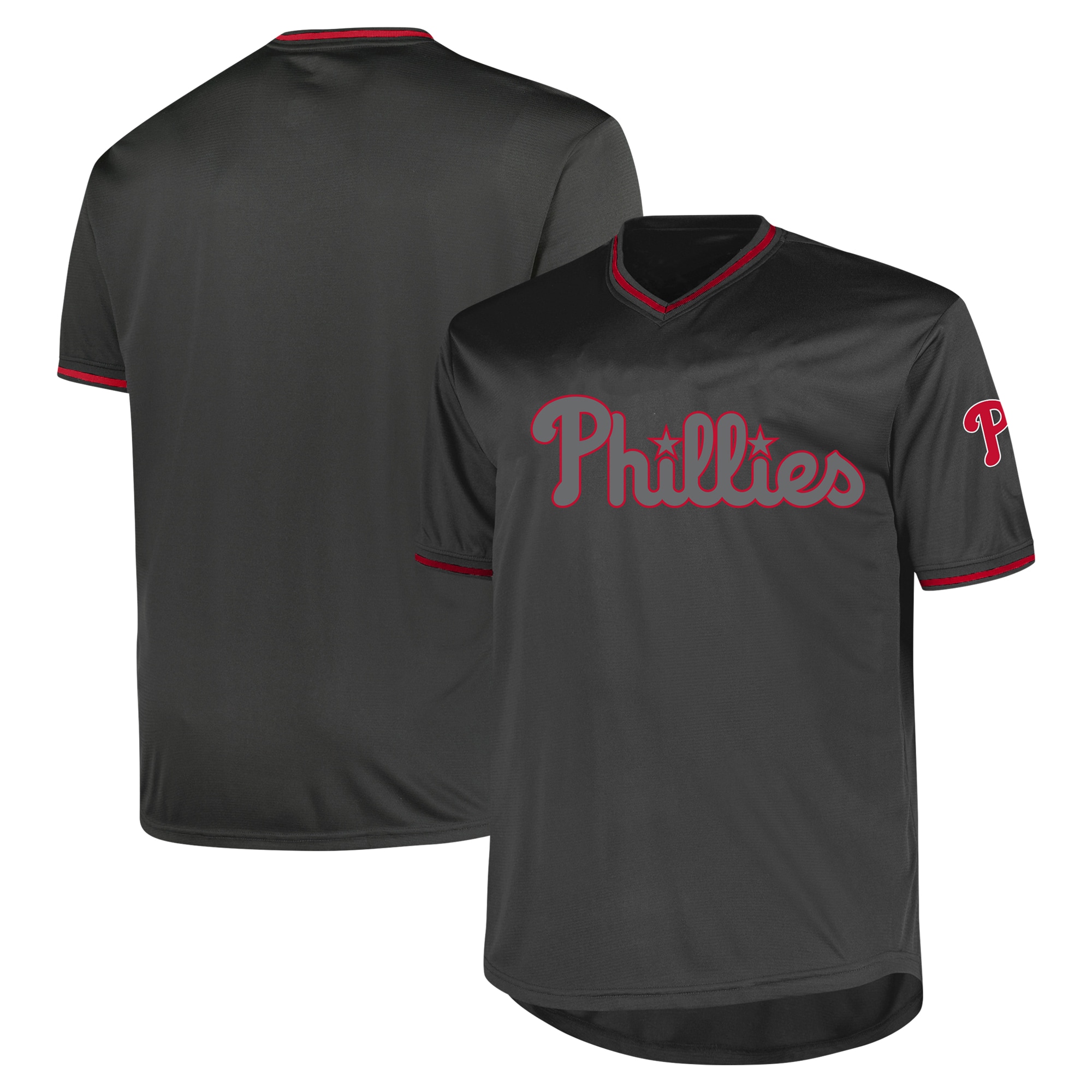 Philadelphia Phillies Profile Big & Tall Pop Fashion Jersey - Charcoal cheap jerseys for sale - CheapJerseys.Shop