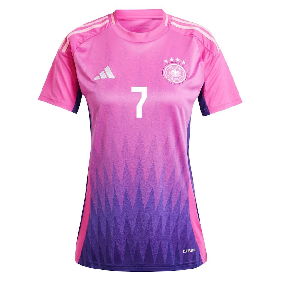 Kai Havertz 7 Germany National Team 2024 Away Women Jersey - Pink cheap jerseys for sale - CheapJerseys.Shop