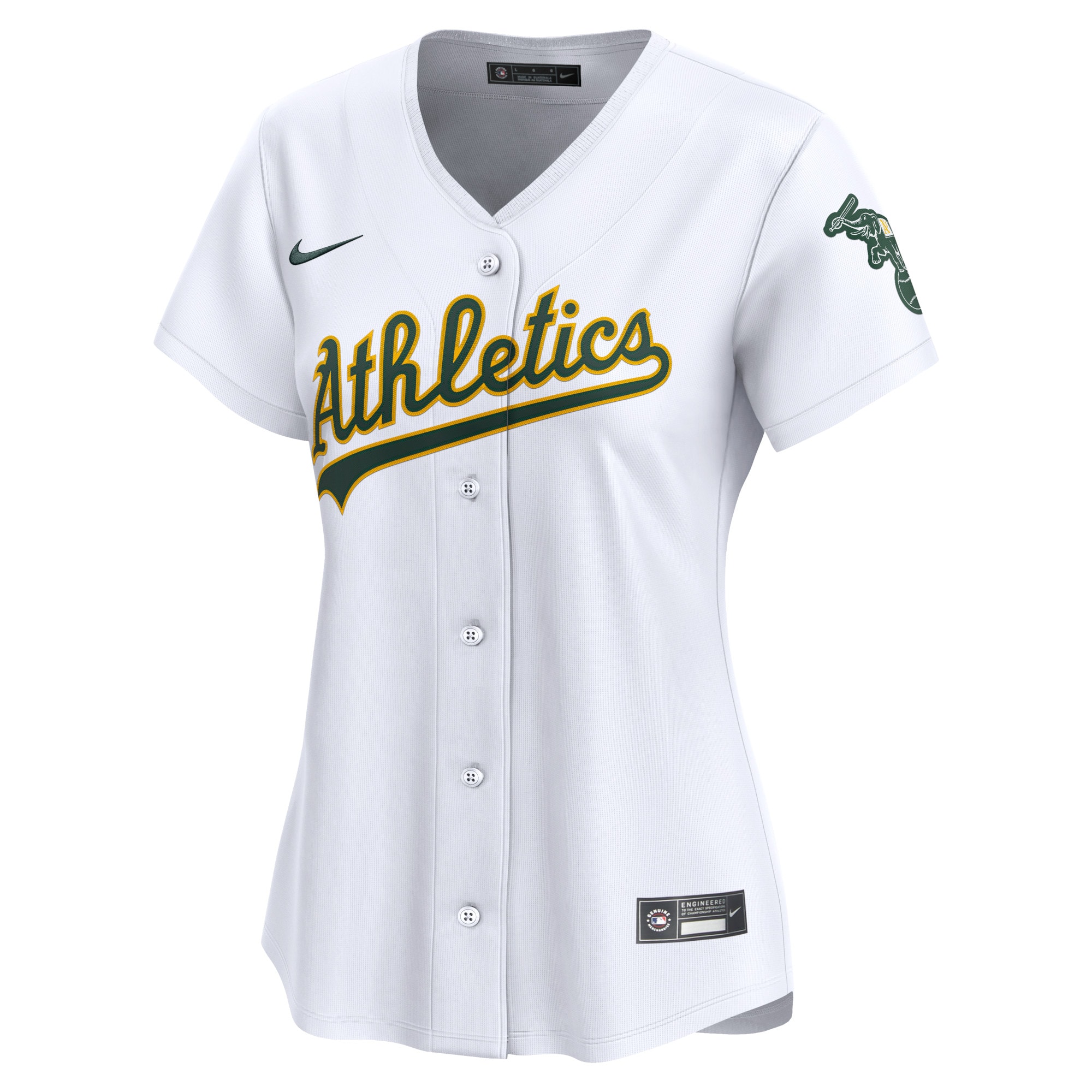 Oakland Athletics Women's Home Limited Jersey - White cheap jerseys for sale - CheapJerseys.Shop