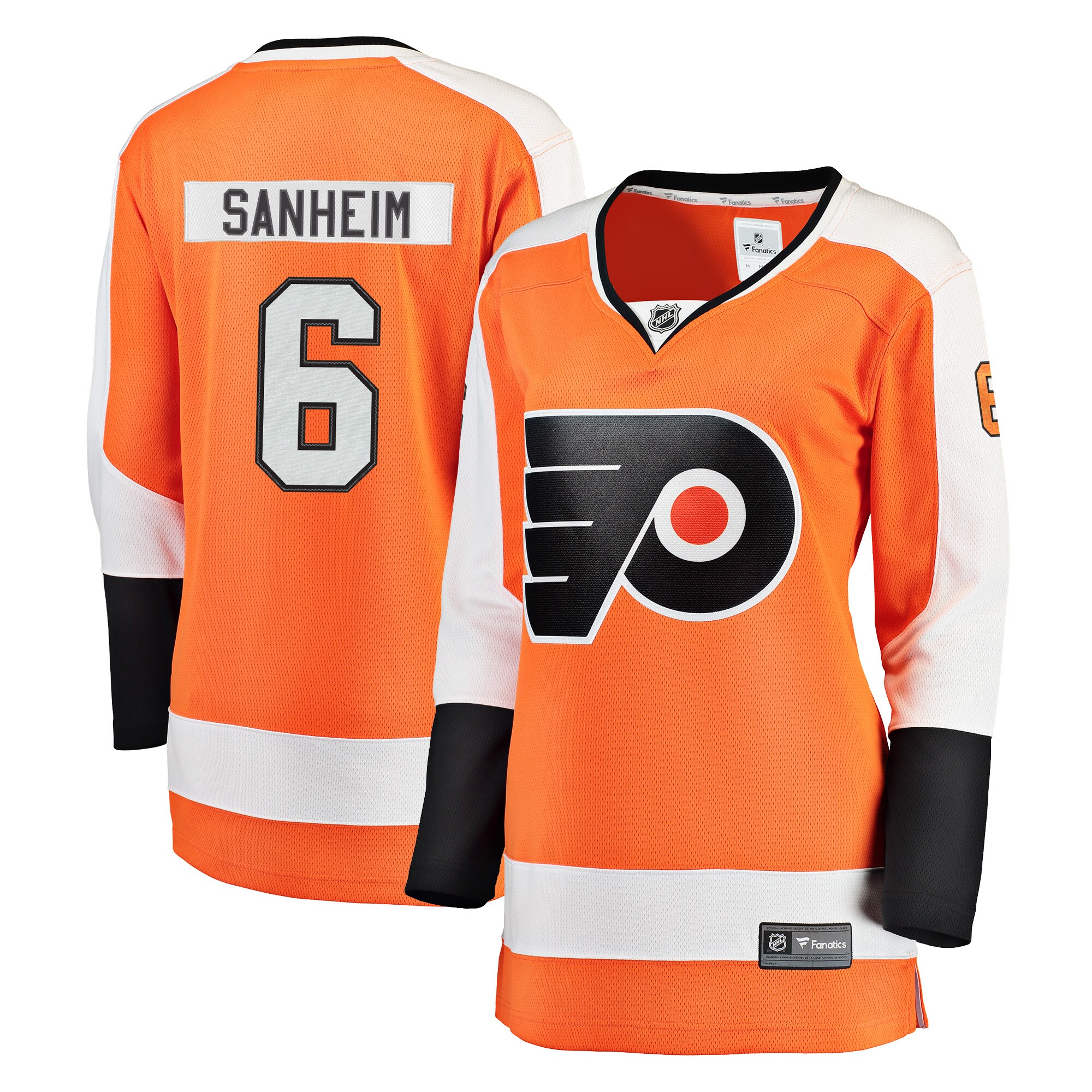 Travis Sanheim Philadelphia Flyers Fanatics Women's Breakaway Player Jersey - Orange cheap jerseys for sale - CheapJerseys.Shop