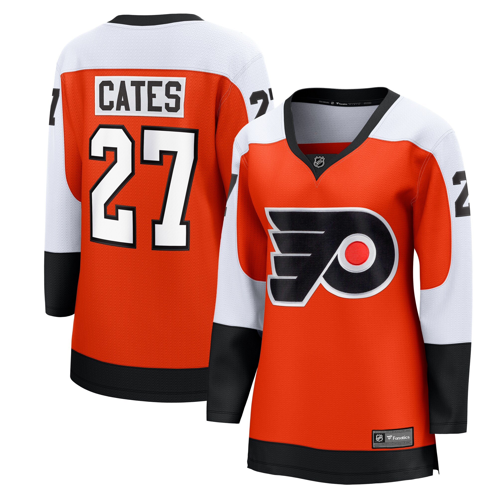 Noah Cates Philadelphia Flyers Fanatics Women's Home Breakaway Player Jersey - Orange cheap jerseys for sale - CheapJerseys.Shop