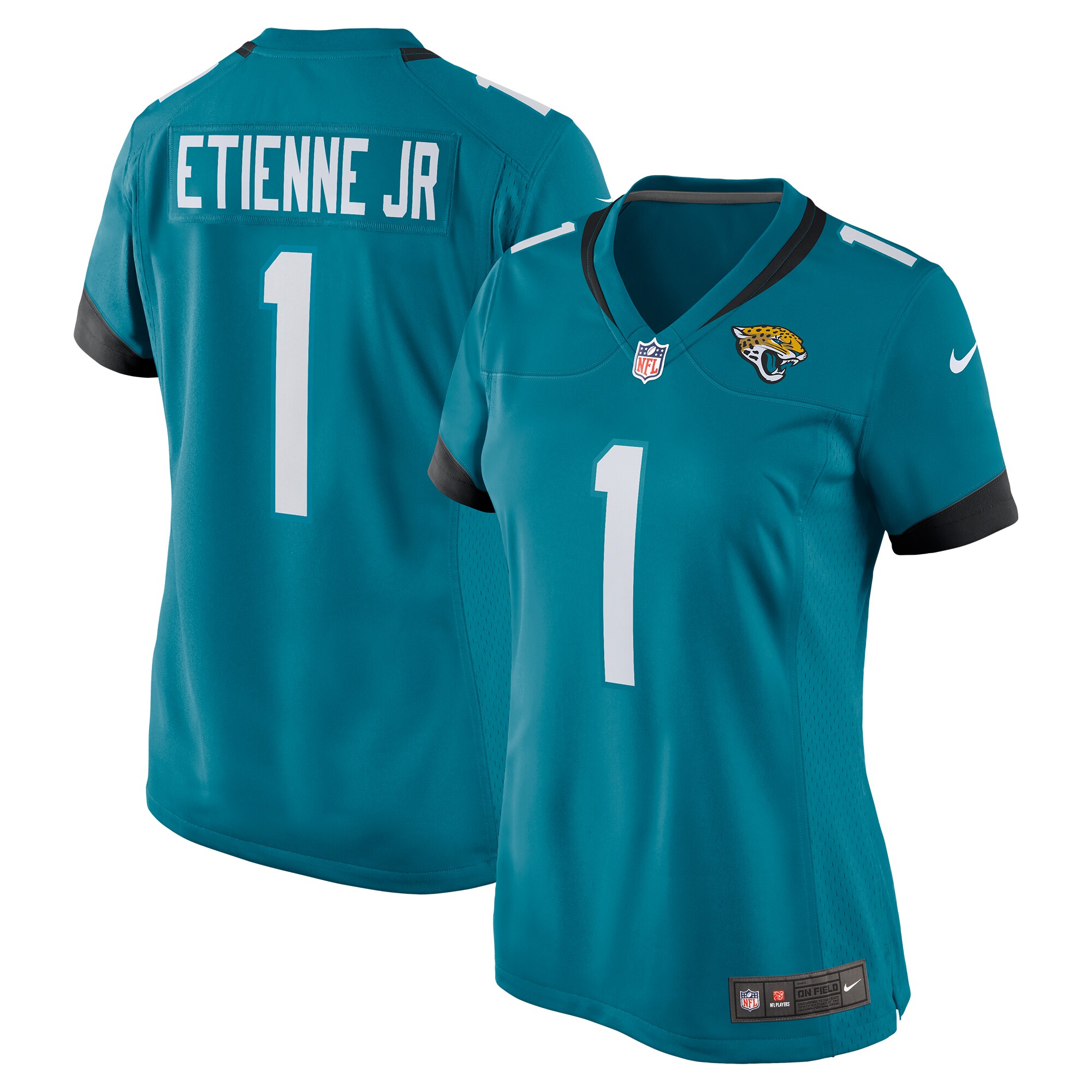 Travis Etienne Jacksonville Jaguars Women's Game Jersey - Teal cheap jerseys for sale - CheapJerseys.Shop