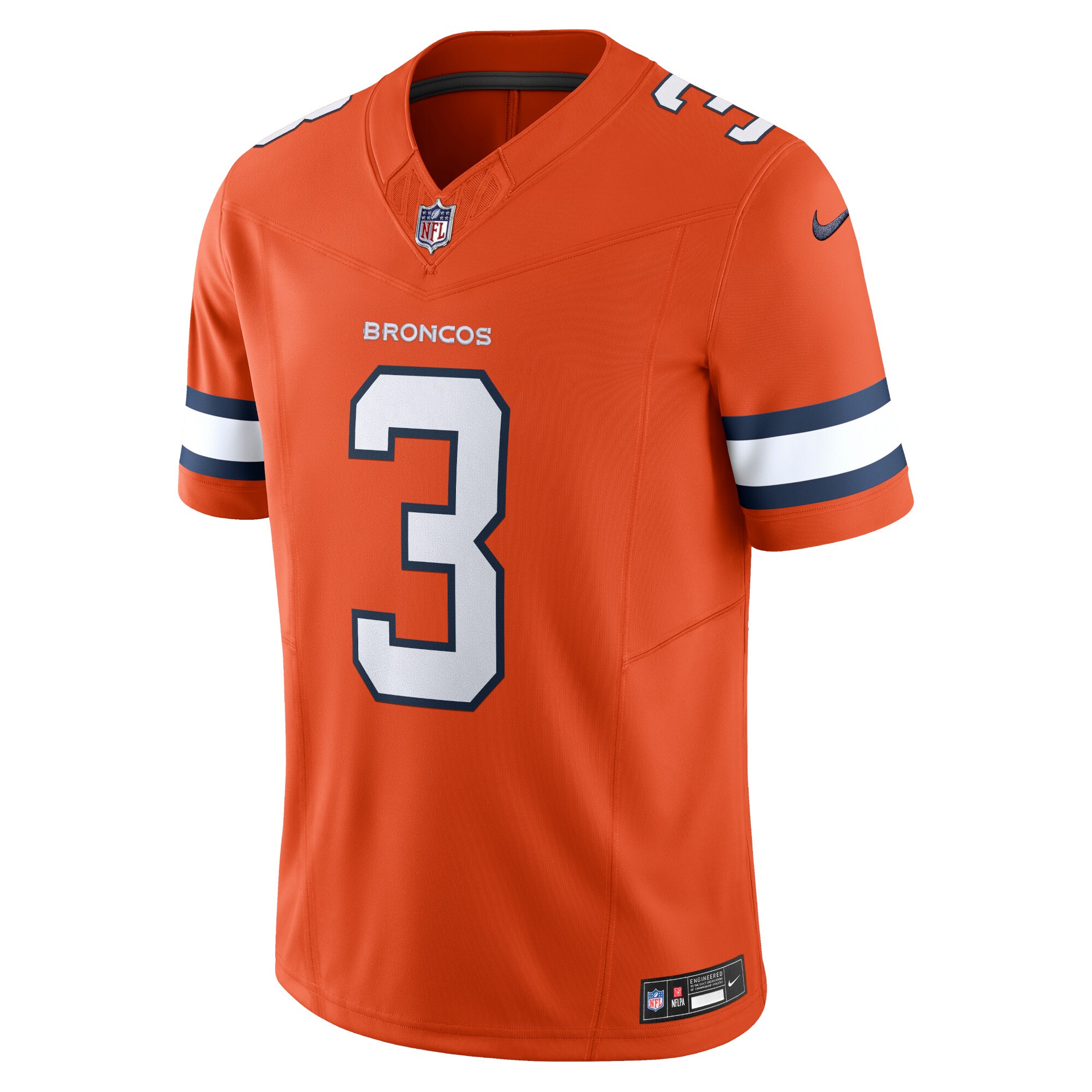 Russell Wilson Denver Broncos Vapor F.U.S.E. Limited Jersey - Orange cheap jerseys for sale - CheapJerseys.Shop