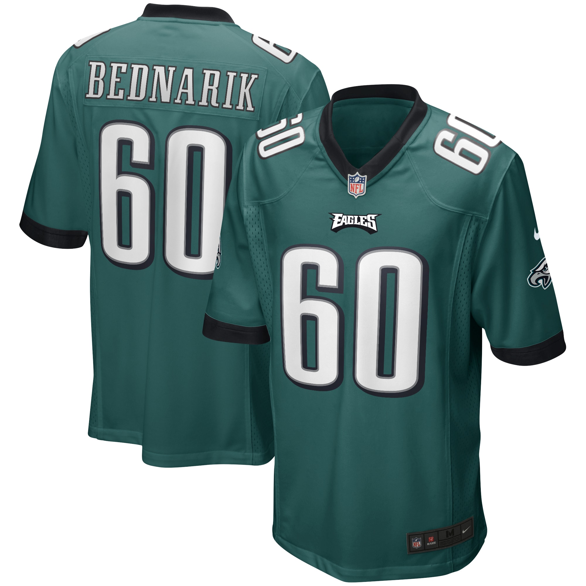 Chuck Bednarik Philadelphia Eagles Game Retired Player Jersey - Midnight Green cheap jerseys for sale - CheapJerseys.Shop